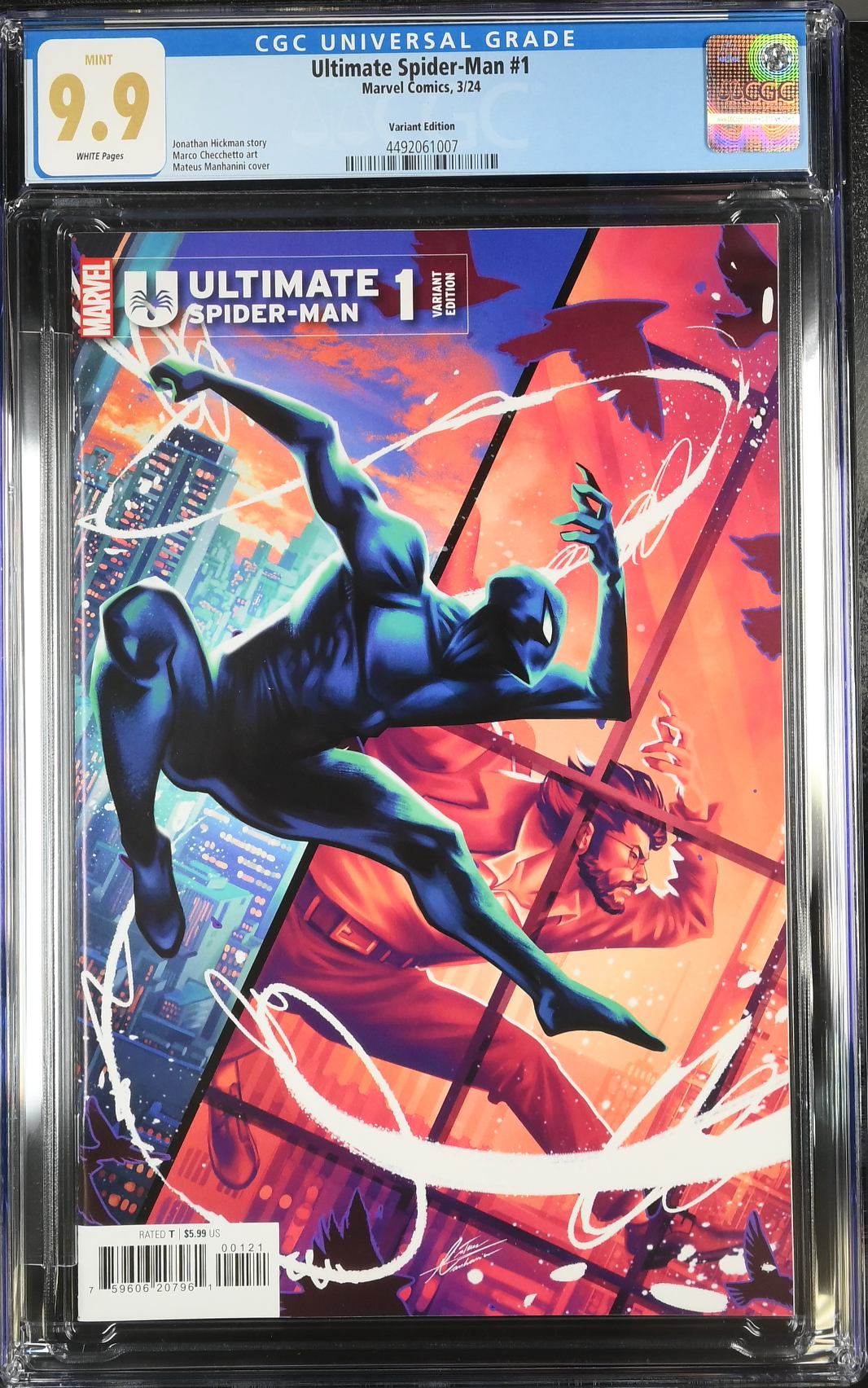 Ultimate Spider-Man #1 Manhanini Variant CGC 9.9