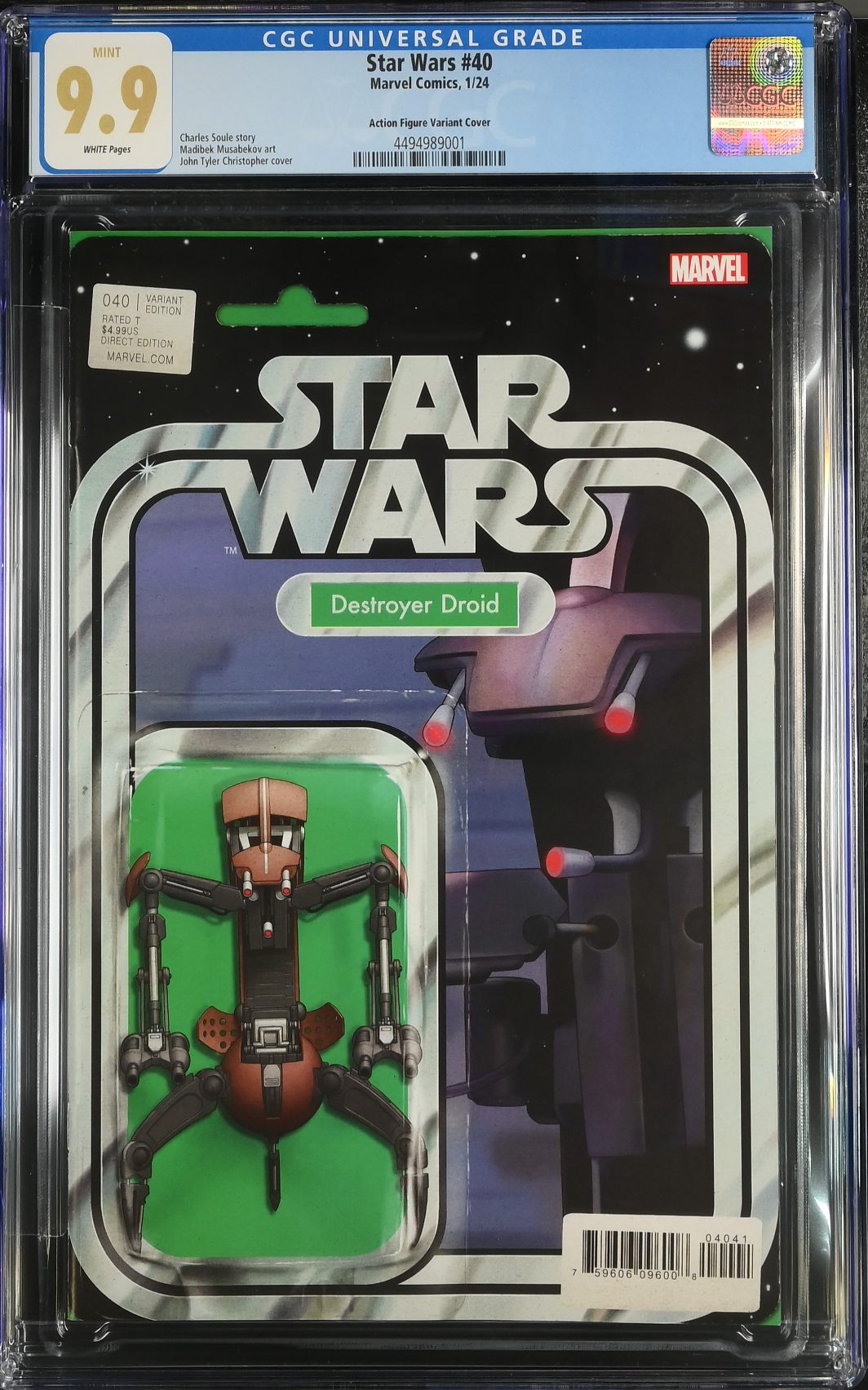 Star Wars #40 Action Figure Variant CGC 9.9