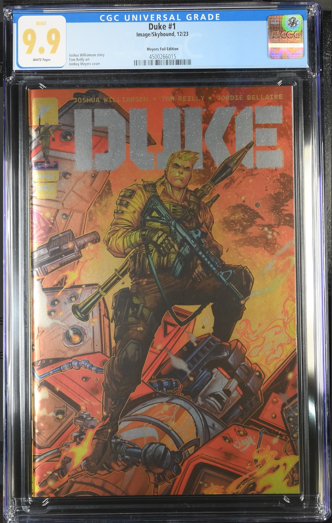 Duke #1 - Cover F - Meyers 1:100 Retailer Incentive Variant CGC 9.9