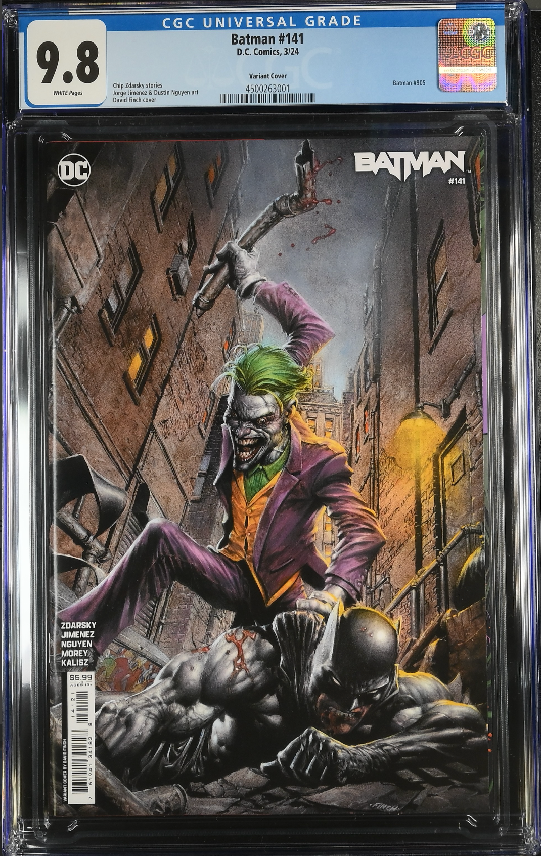 Batman #141 Finch Variant CGC 9.8