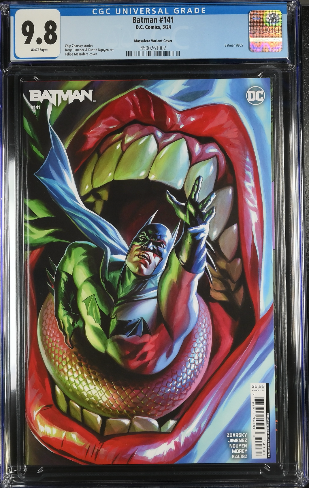 Batman #141 Massafera Variant CGC 9.8