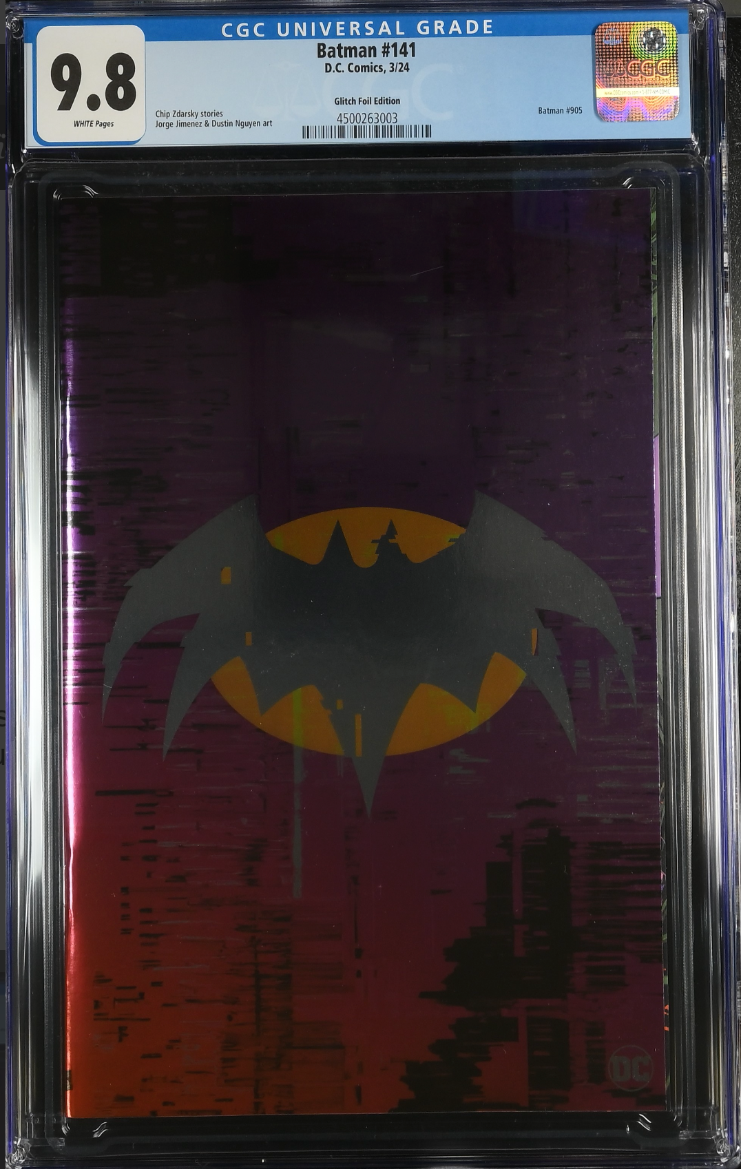 Batman #141 Bat Symbol Zur-En-Arrh Foil Variant CGC 9.8