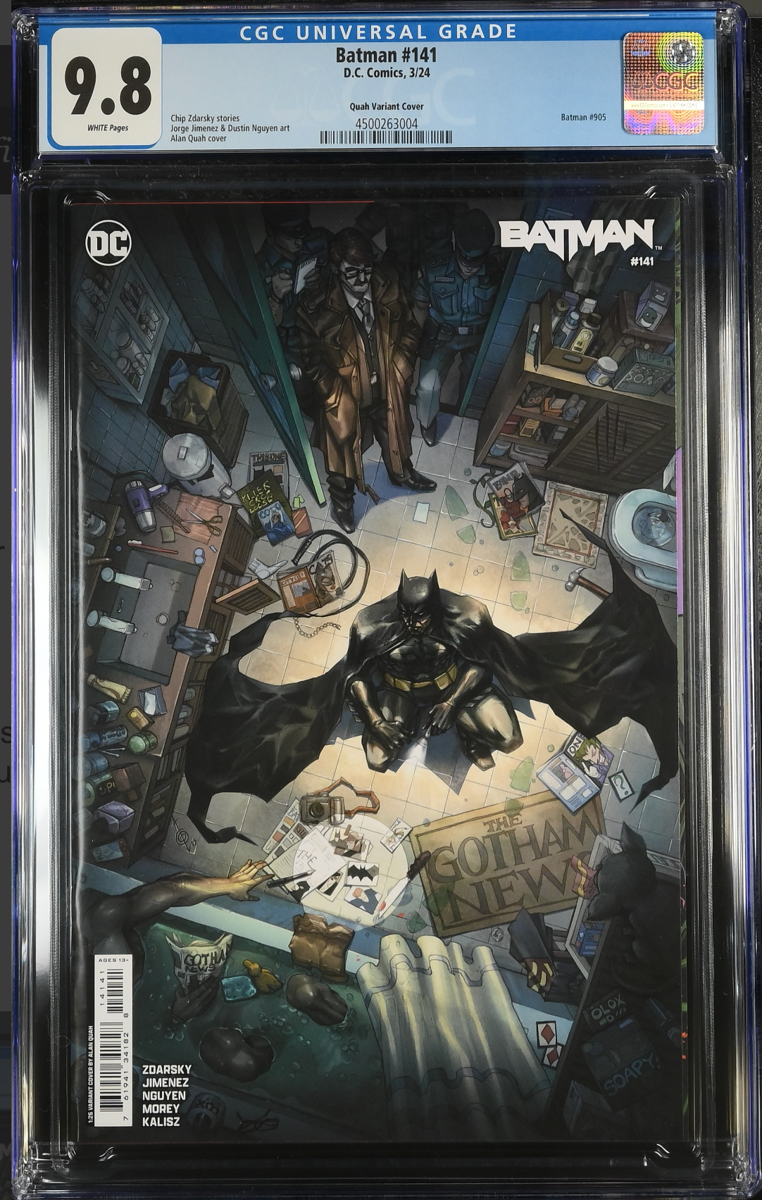 Batman #141 Quah 1:25 Retiler Incentive Variant CGC 9.8