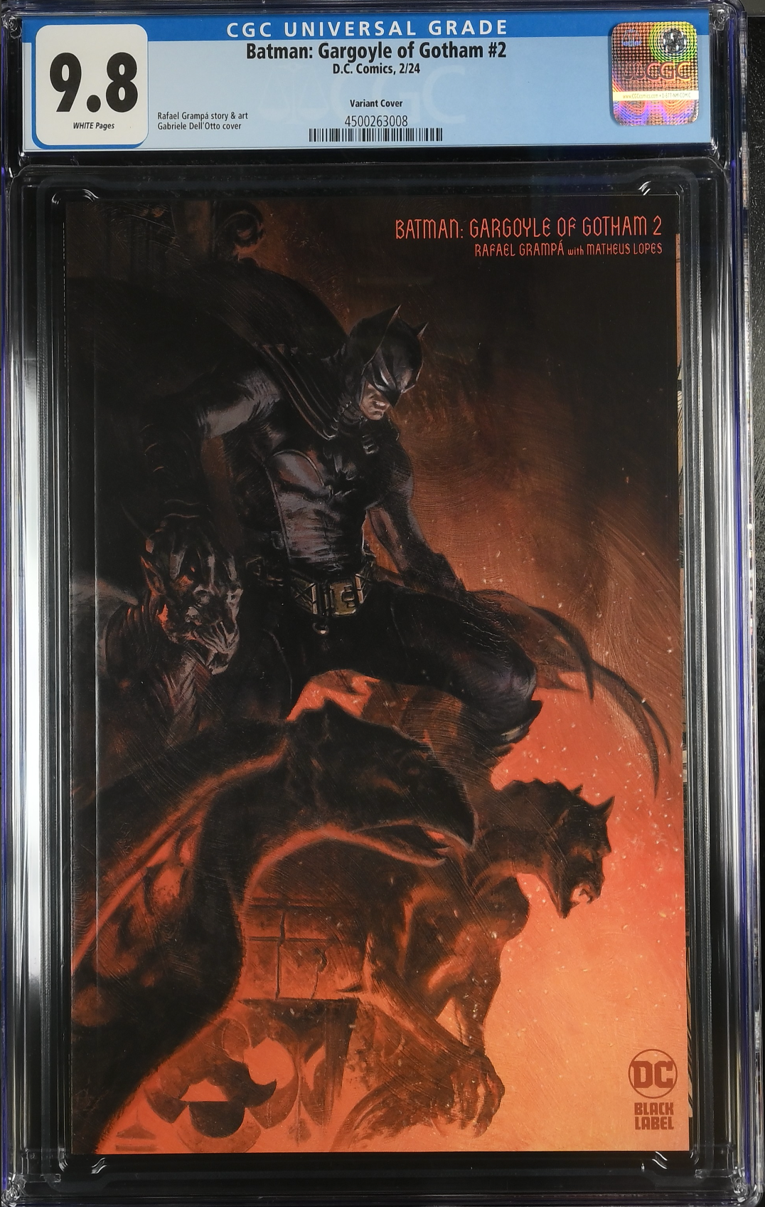 Batman: Gargoyle of Gotham #2 Dell'Otto Variant CGC 9.8