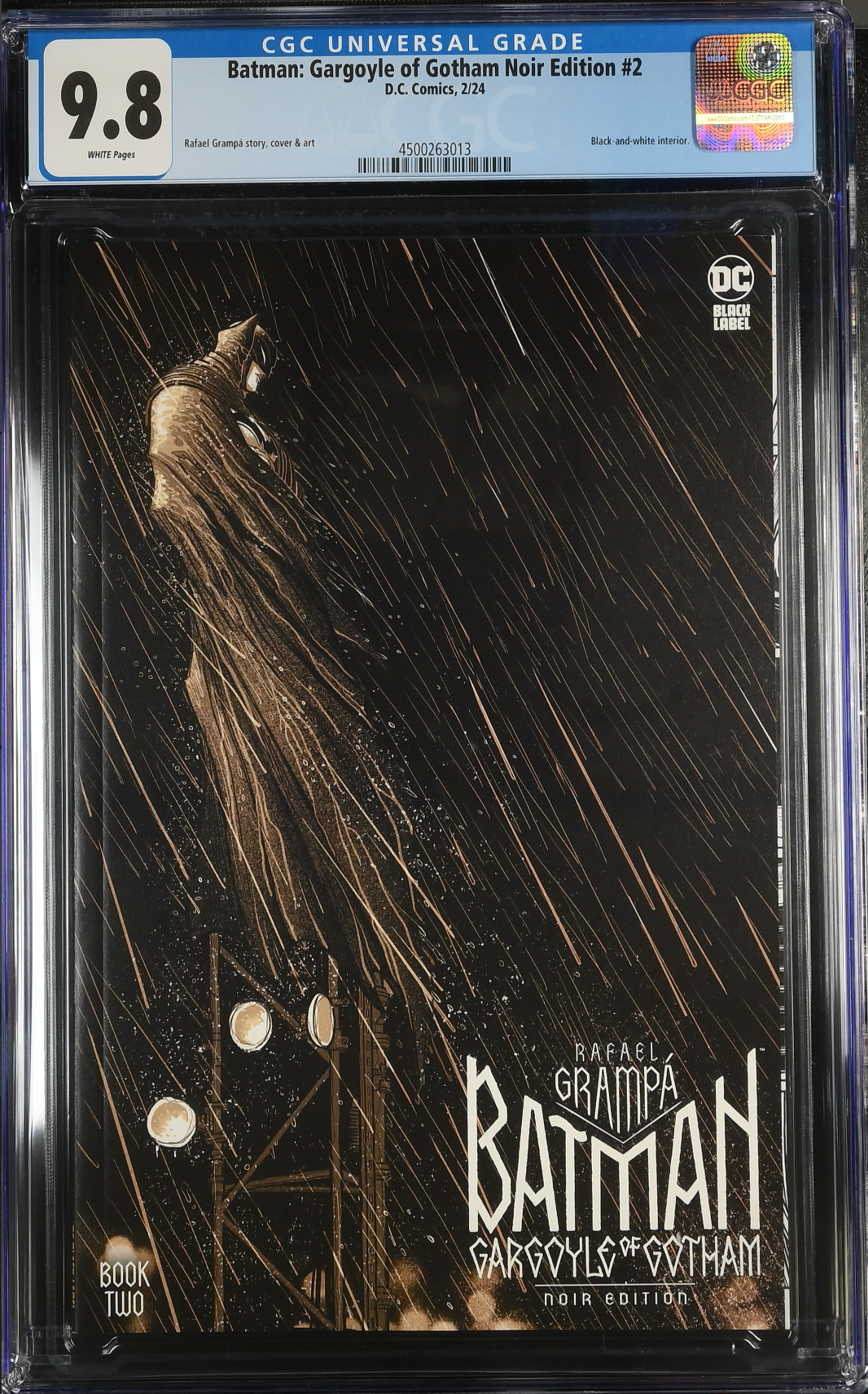 Batman: Gargoyle of Gotham #2 Noir Edition CGC 9.8