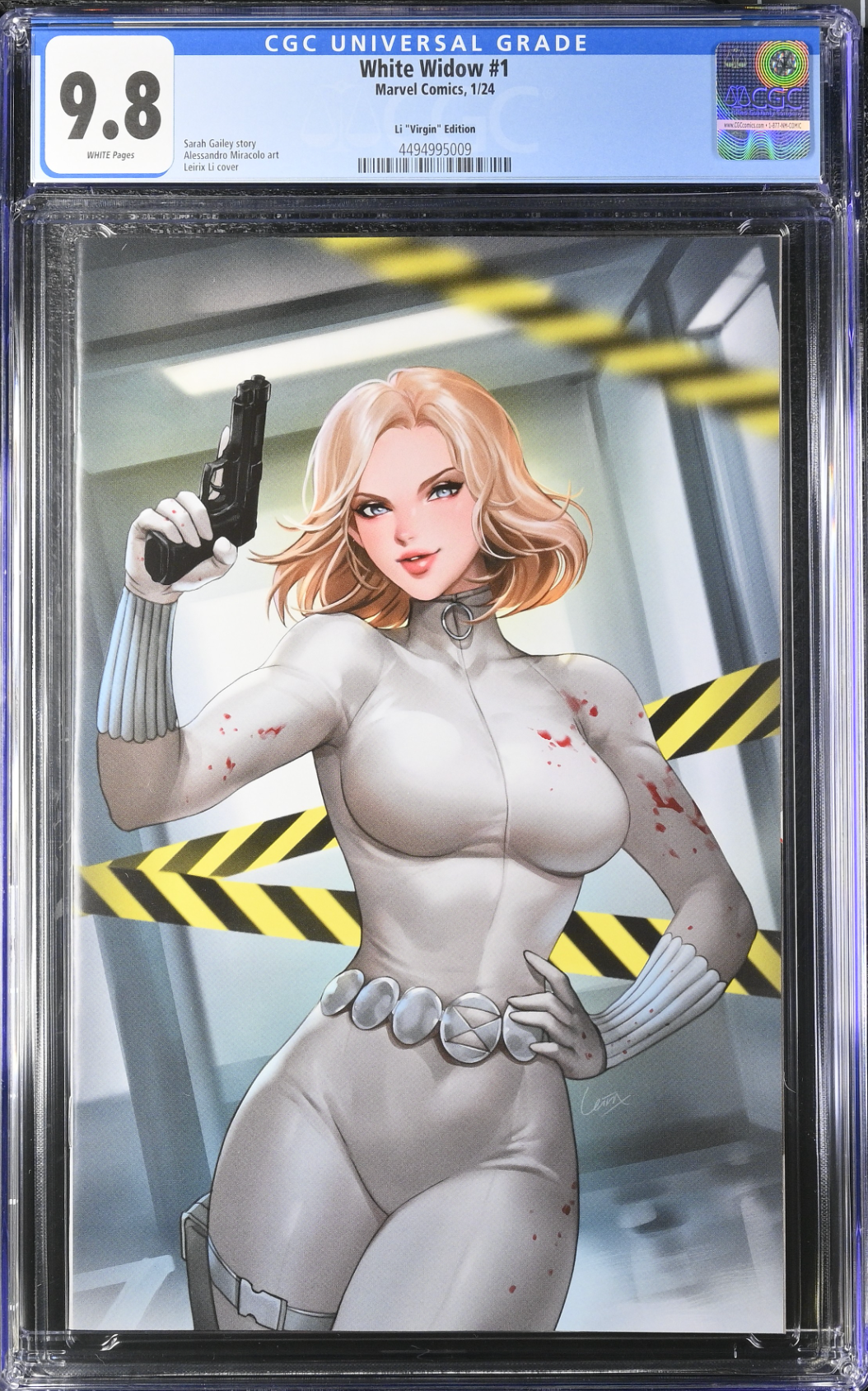 White Widow #1 Li 1:50 Virgin Retailer Incentive Variant CGC 9.8