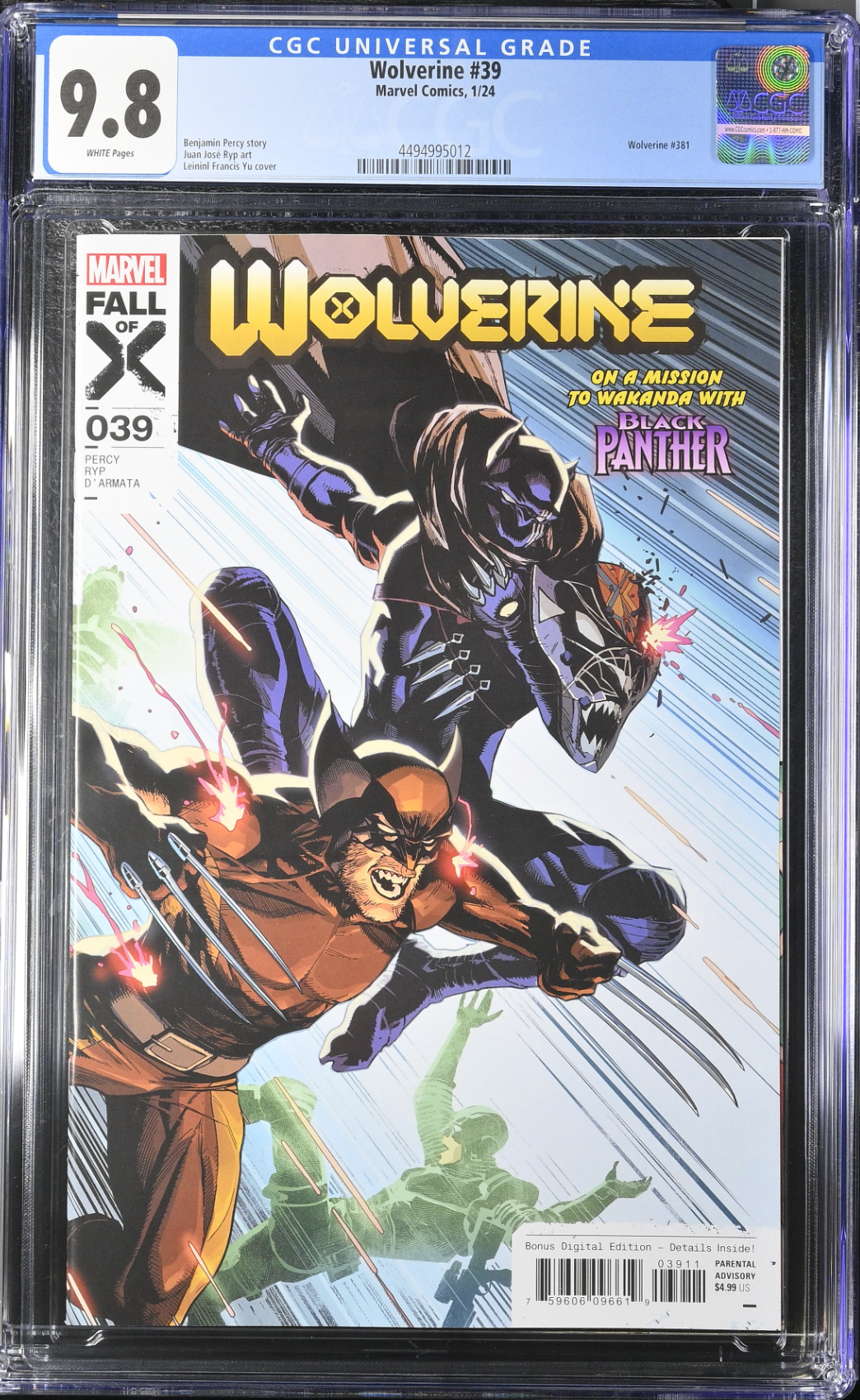 Wolverine #39 CGC 9.8