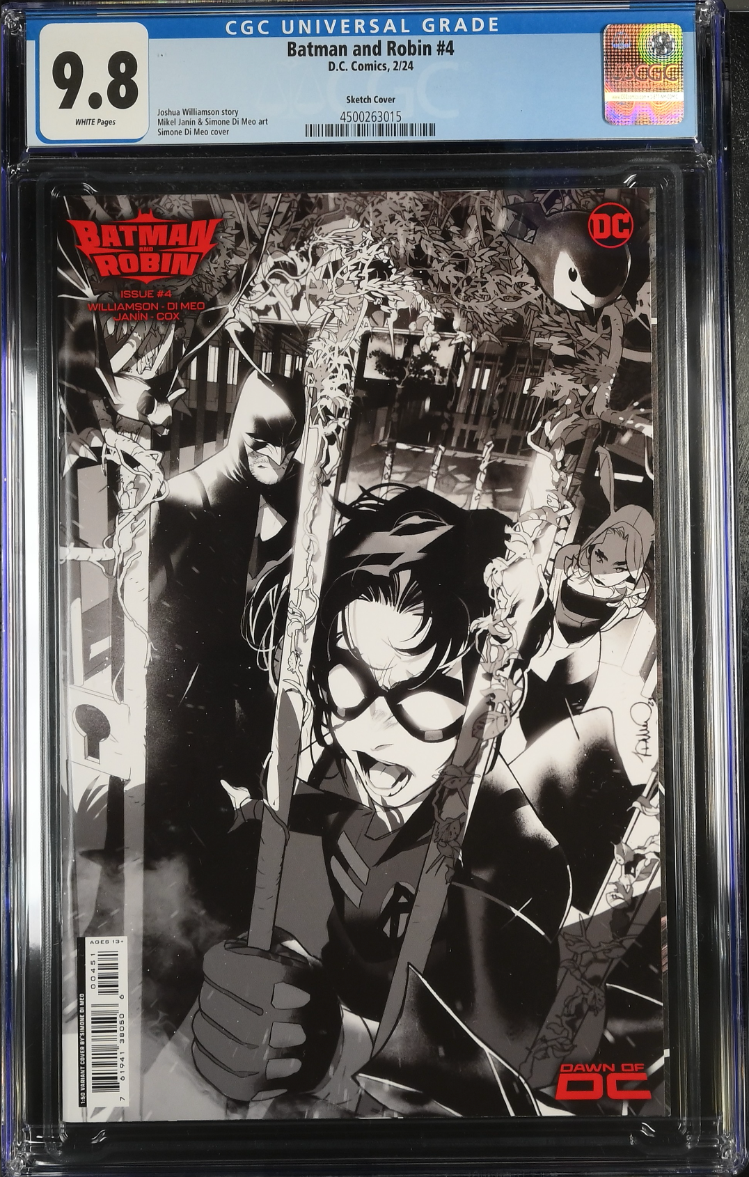 Batman and Robin #4 Di Meo 1:50 Retailer Incentive Variant CGC 9.8