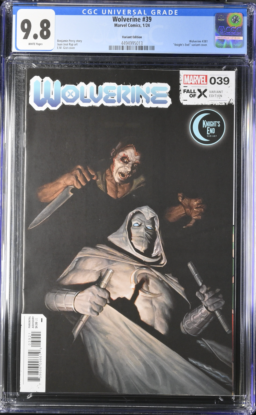 Wolverine #39 Gist Variant CGC 9.8