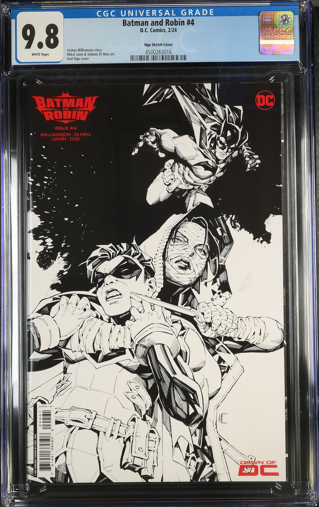 Batman and Robin #4 Ngu 1:100 Retailer Incentive Variant CGC 9.8