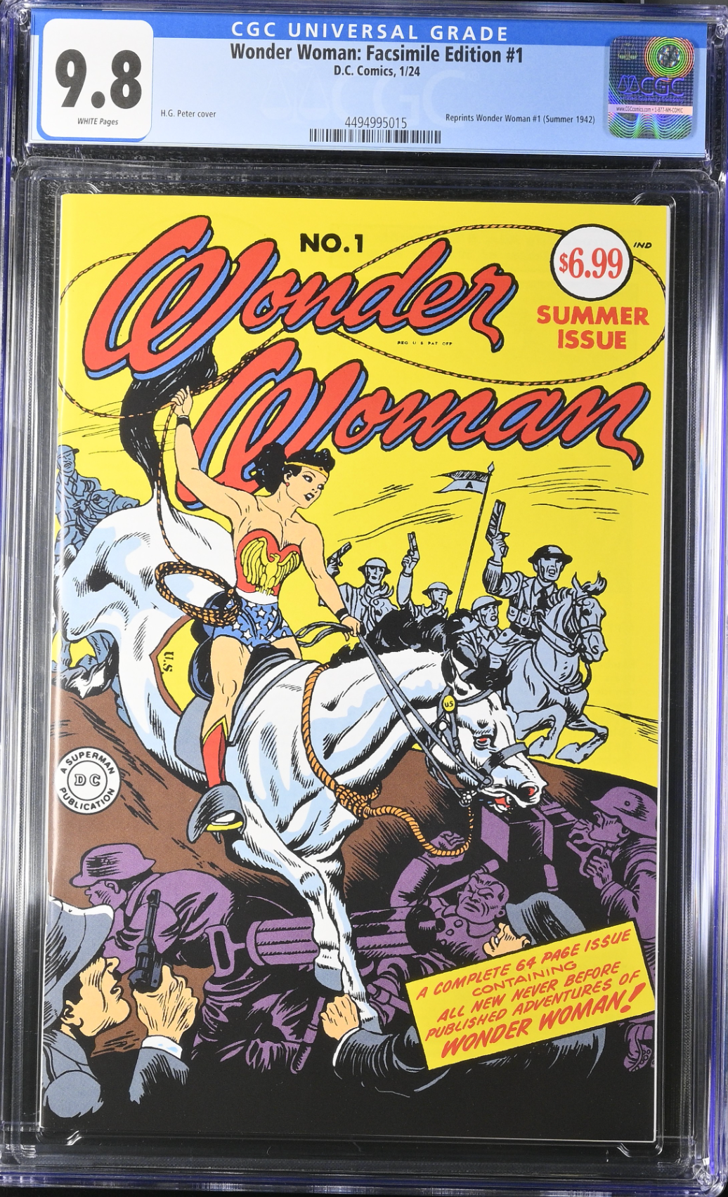 Wonder Woman #1 Facsimile Edition #1 CGC 9.8