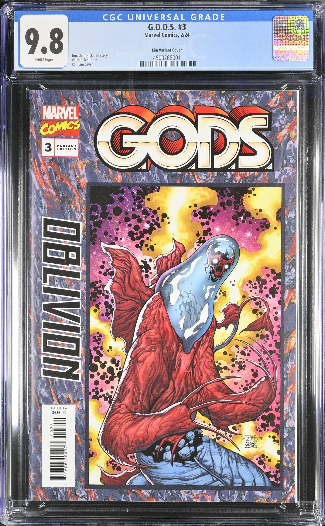 G.O.D.S. #3 Lim Variant CGC 9.8