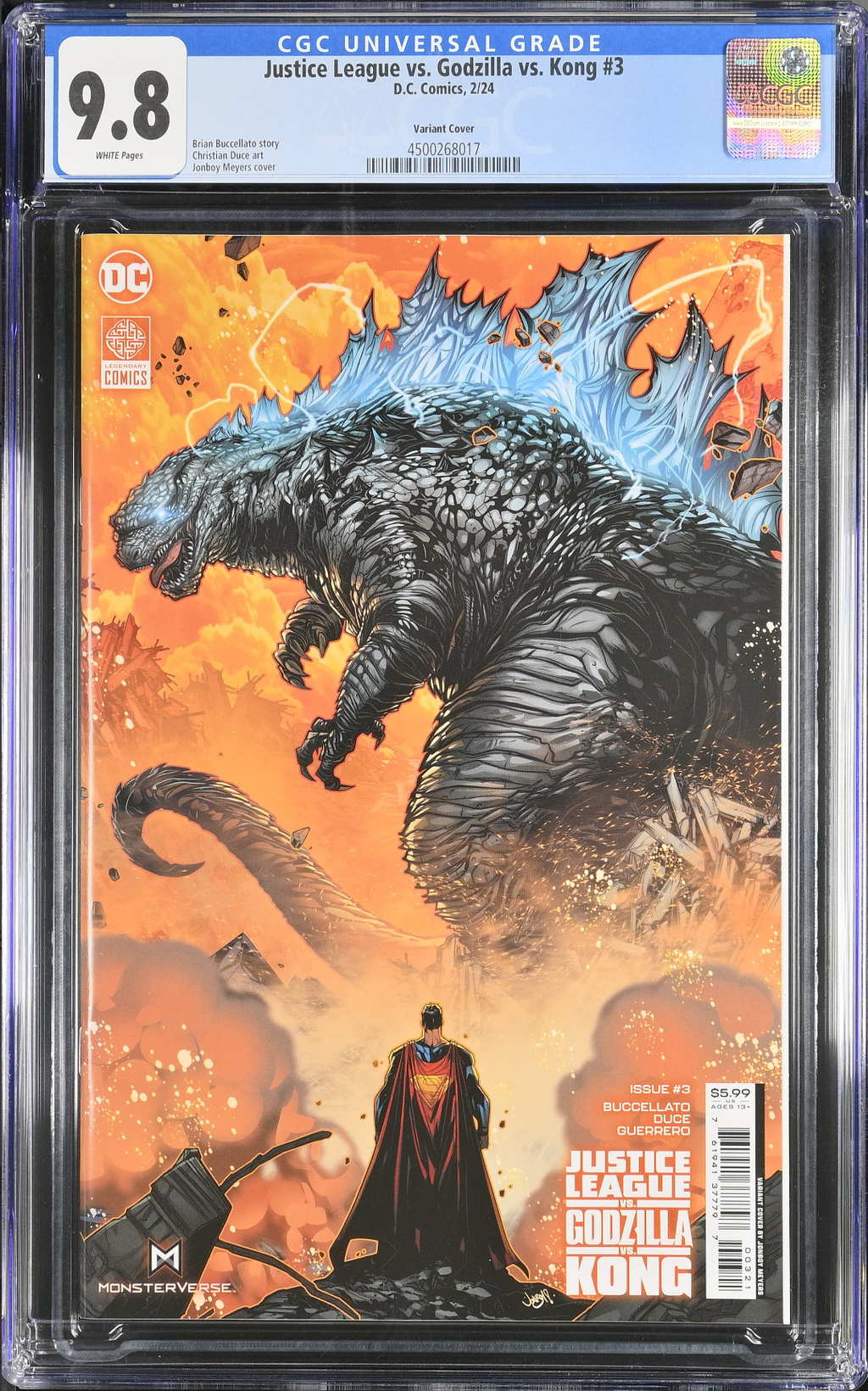 アメコミリーフ Godzilla #23 CGC 7.5