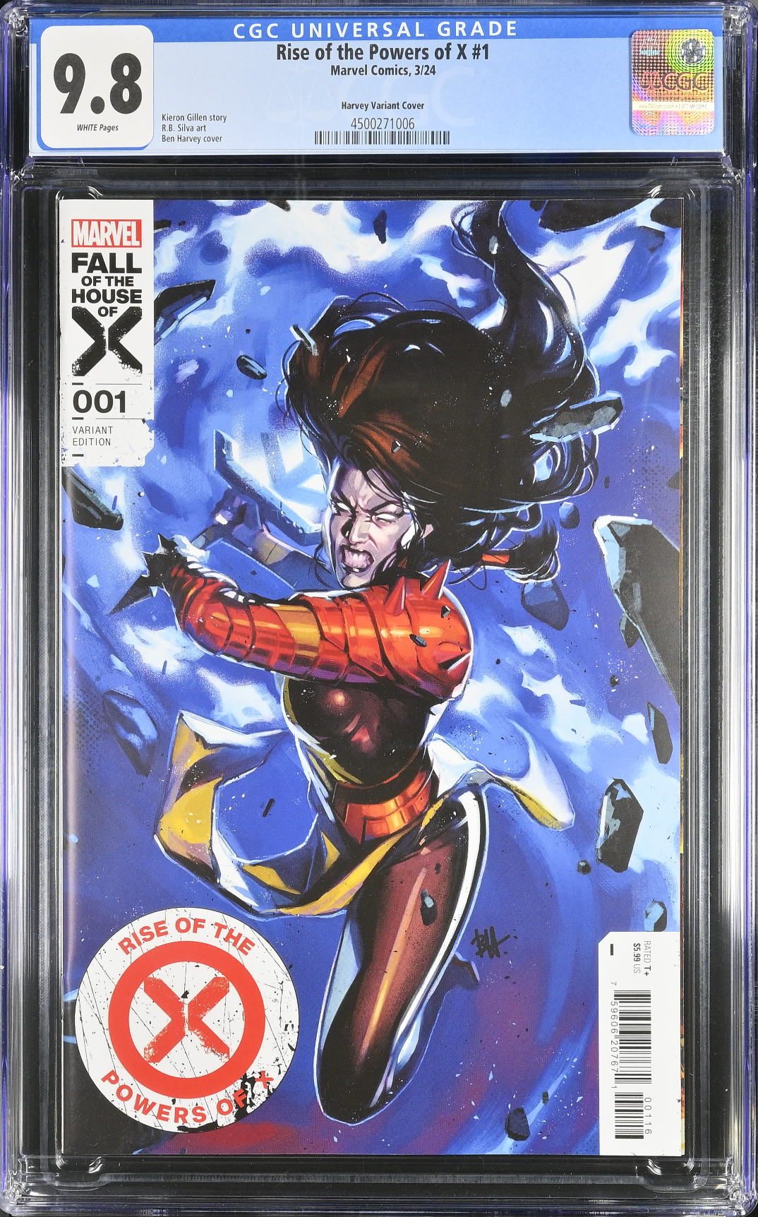 Rise of the Powers of X #1 Harvey 1:25 Retailer Incentive Variant CGC 9.8