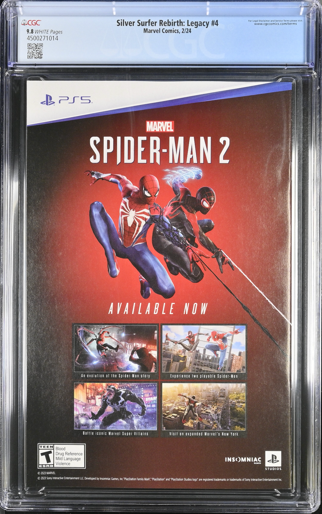 Silver Surfer Rebirth: Legacy #4 CGC 9.8