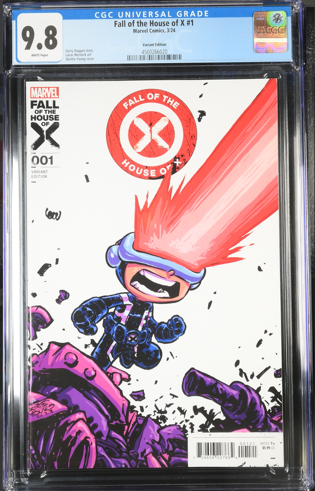 Fall of the House of X #1 Young Variant CGC 9.8