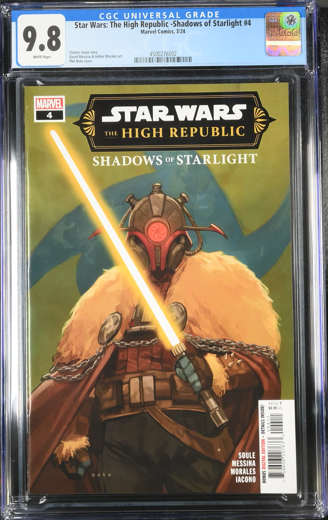 Star Wars: The High Republic - Shadows of Starlight #4 CGC 9.8