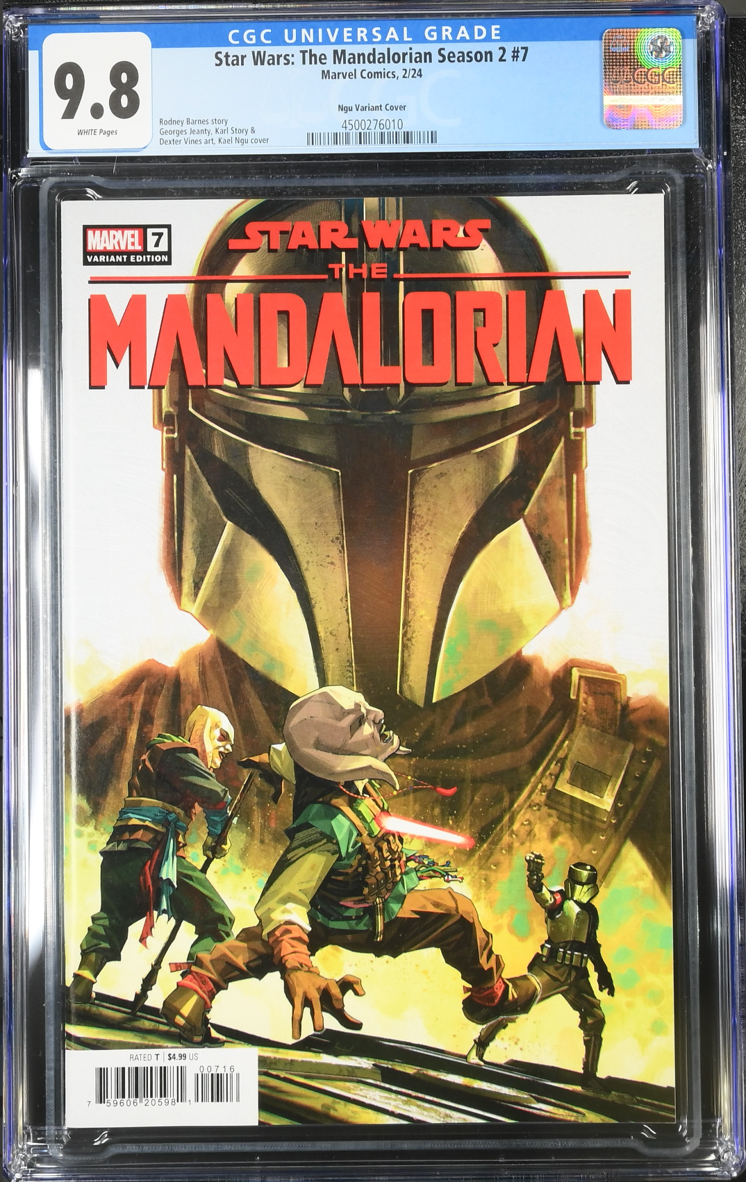 Star Wars: The Mandalorian Season 2 #7 Ngu 1:25 Retailer Incentive Variant CGC 9.8