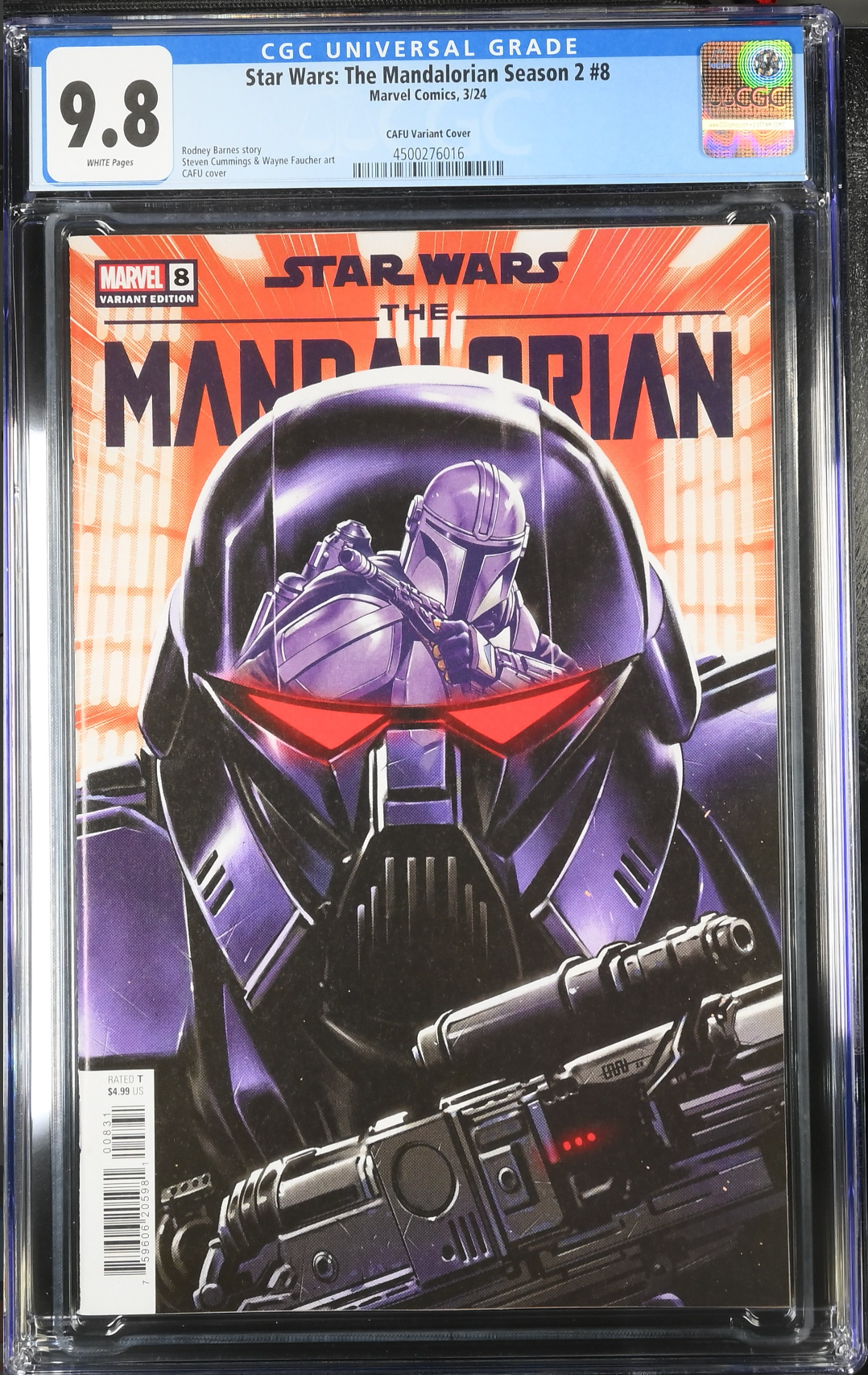 Star Wars: The Mandalorian Season 2 #8 Cafu Variant CGC 9.8