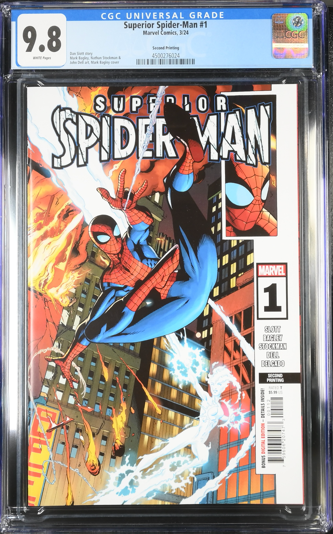 Superior Spider-Man #1 Second Printing CGC 9.8