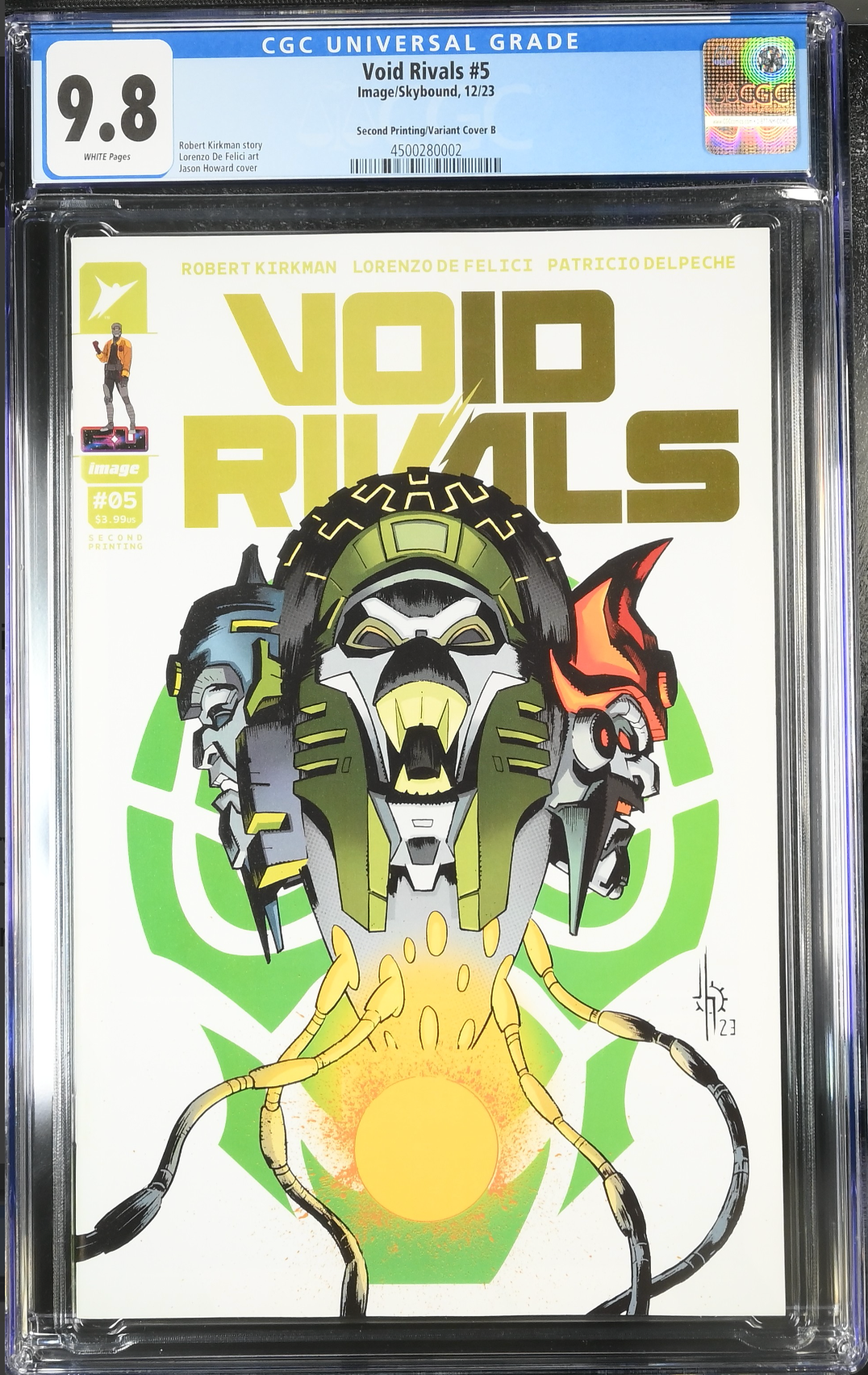 Void Rivals #5 Second Printing - Cover B - Death Variant CGC 9.8