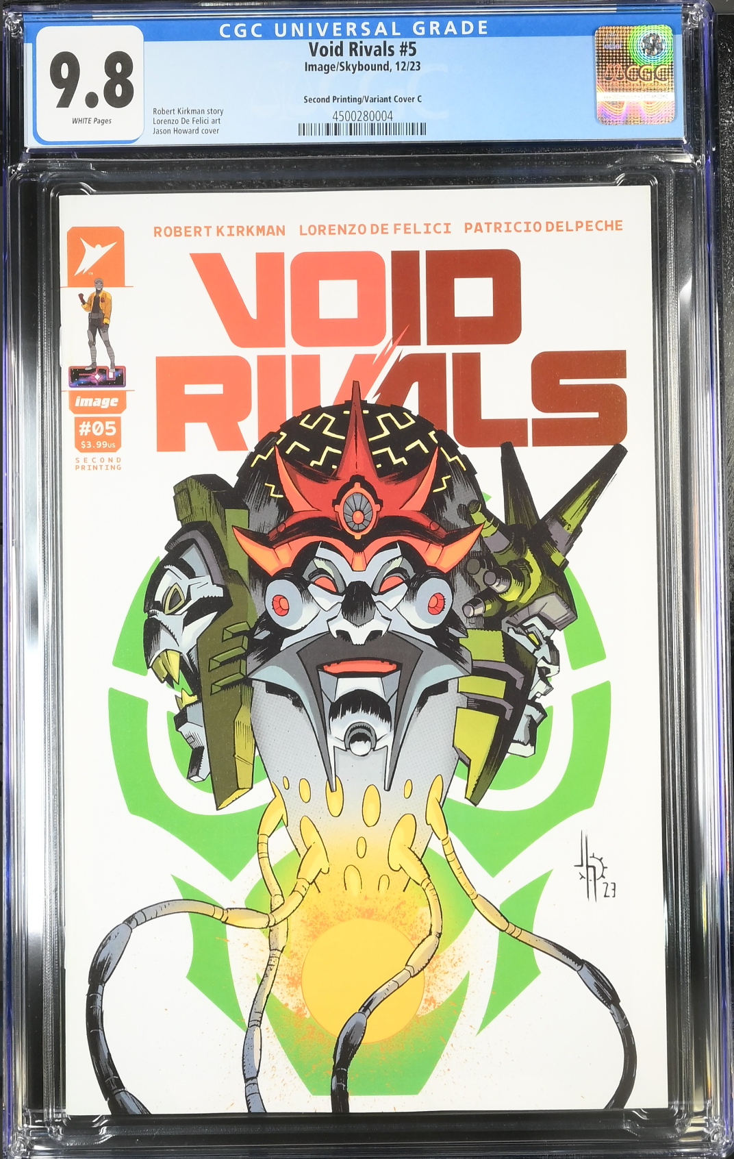 Void Rivals #5 Second Printing - Cover C - Laughter Variant CGC 9.8