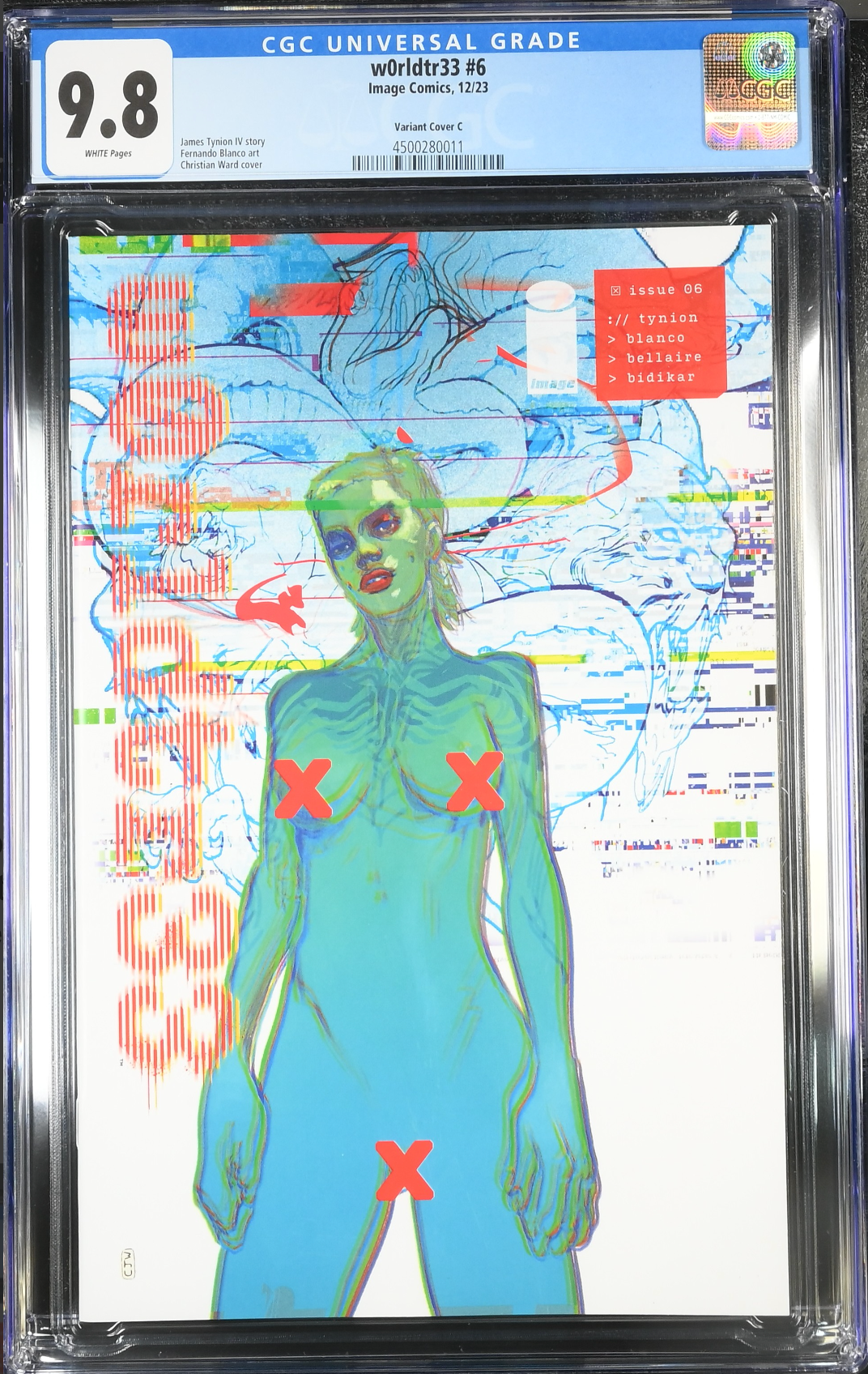 W0rldtr33 #6 Ward 1:10 Retailer Incentive Variant CGC 9.8