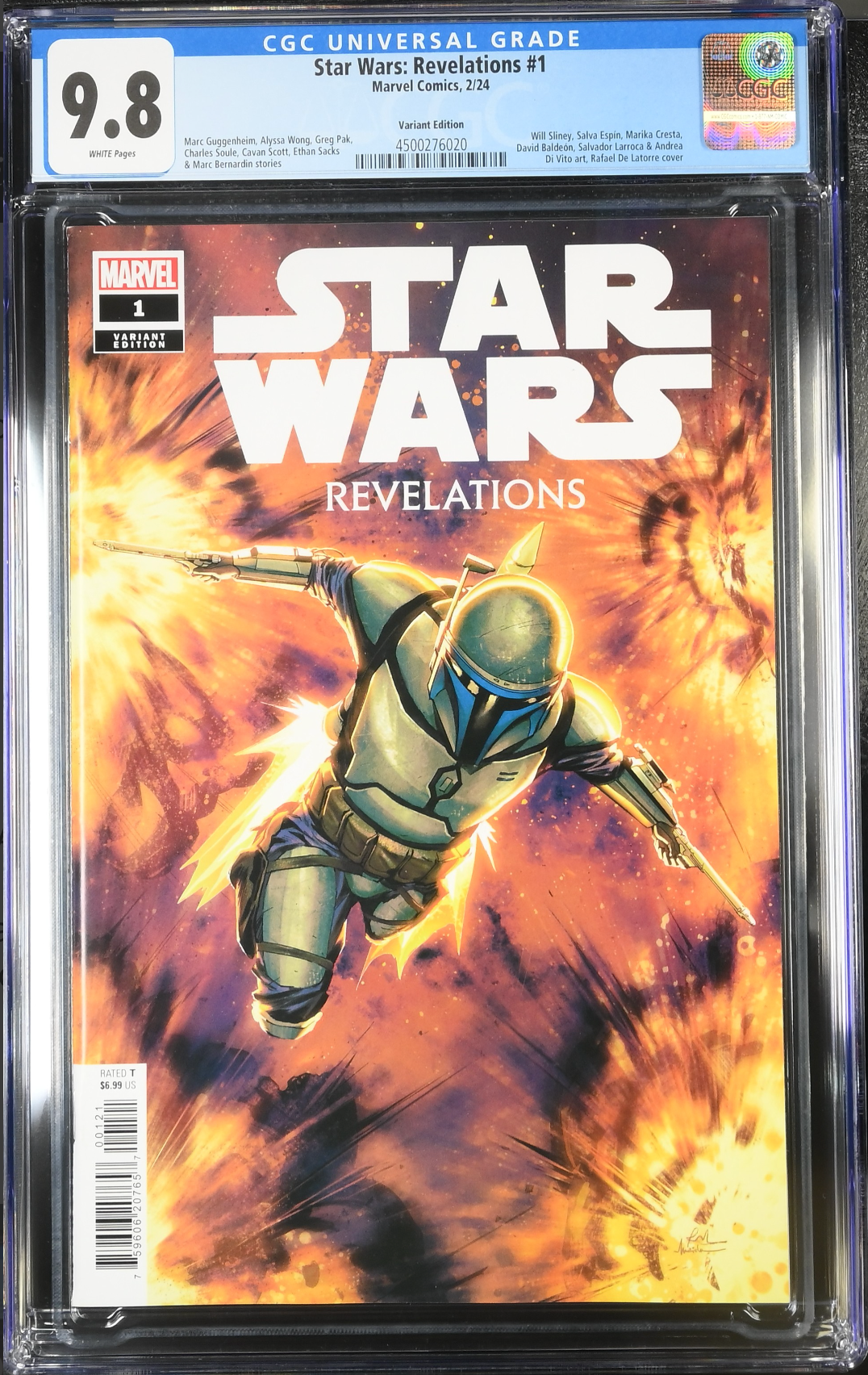 Star Wars: Revelations #1 De Latorre Variant  CGC 9.8
