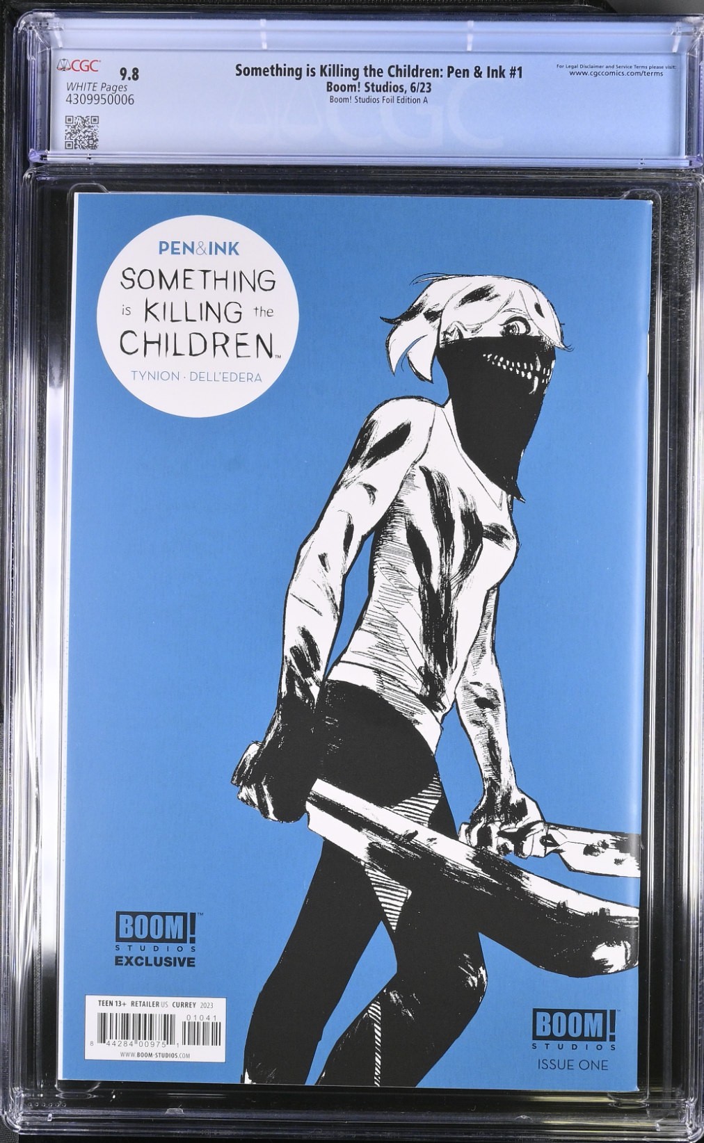 Something is Killing the Children: Pen & Ink #1 Currey Foil SDCC Variant CGC 9.8