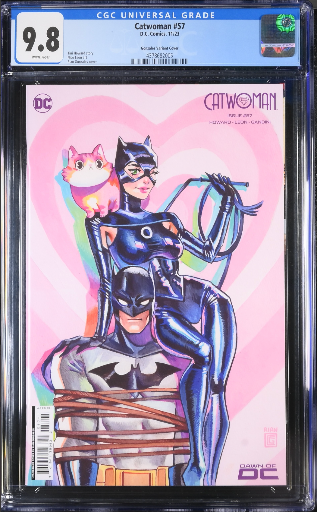 Catwoman #57 Gonzales 1:25 Retailer Incentive Variant CGC 9.8