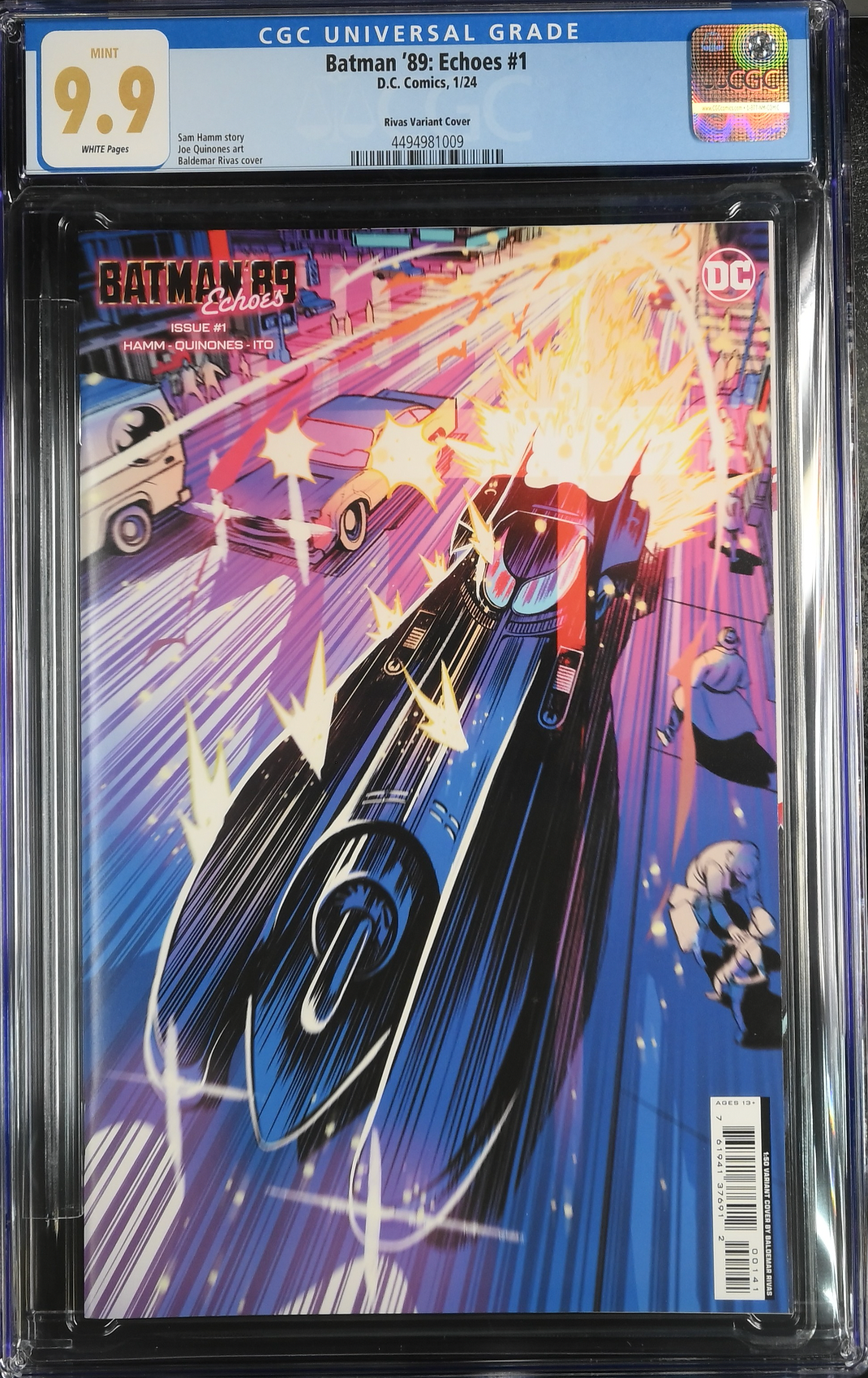 Batman '89: Echoes #1 Baldemar 1:50 Retailer Incentive Variant CGC 9.9