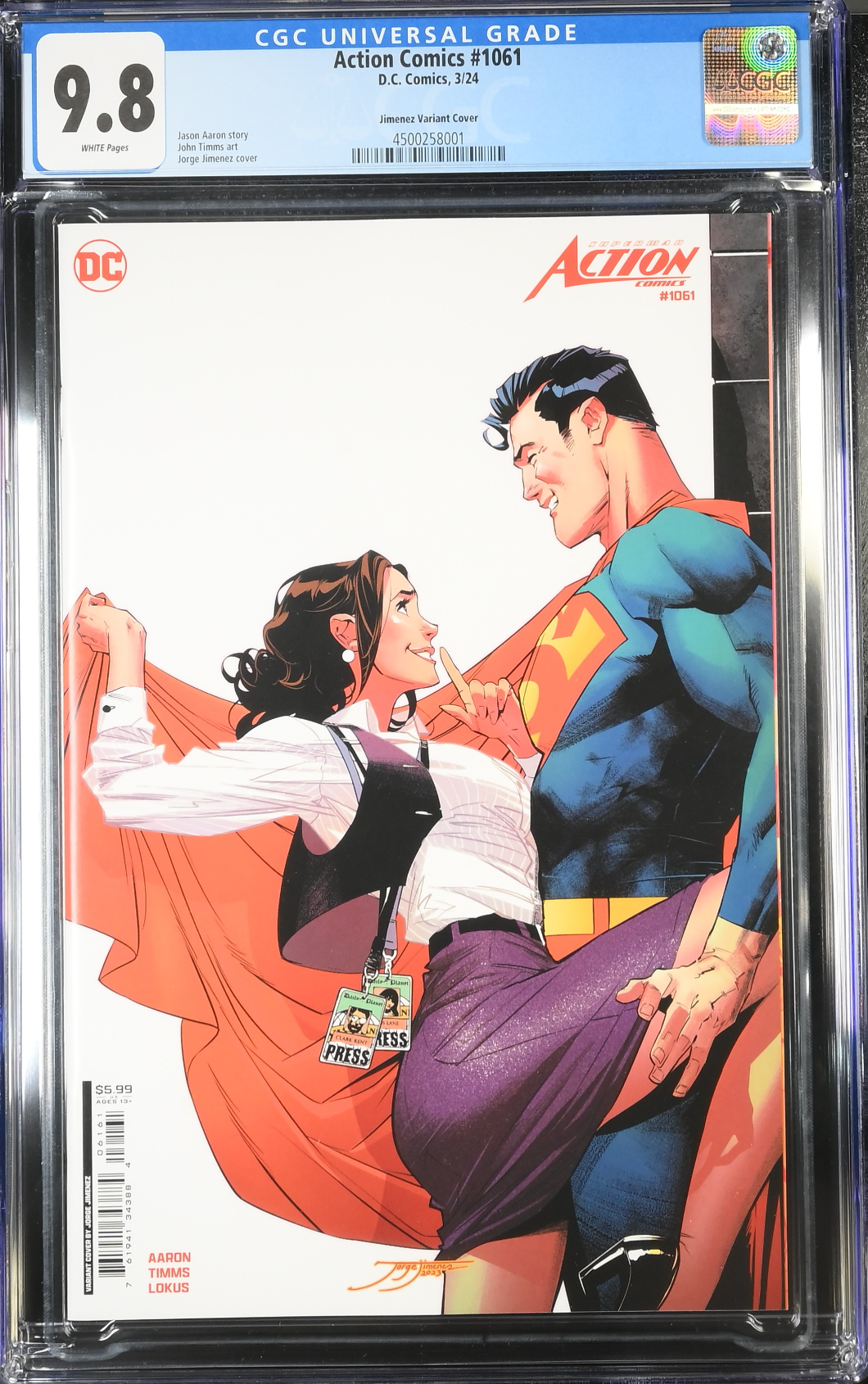 Action Comics #1061 Jimenez Variant CGC 9.8