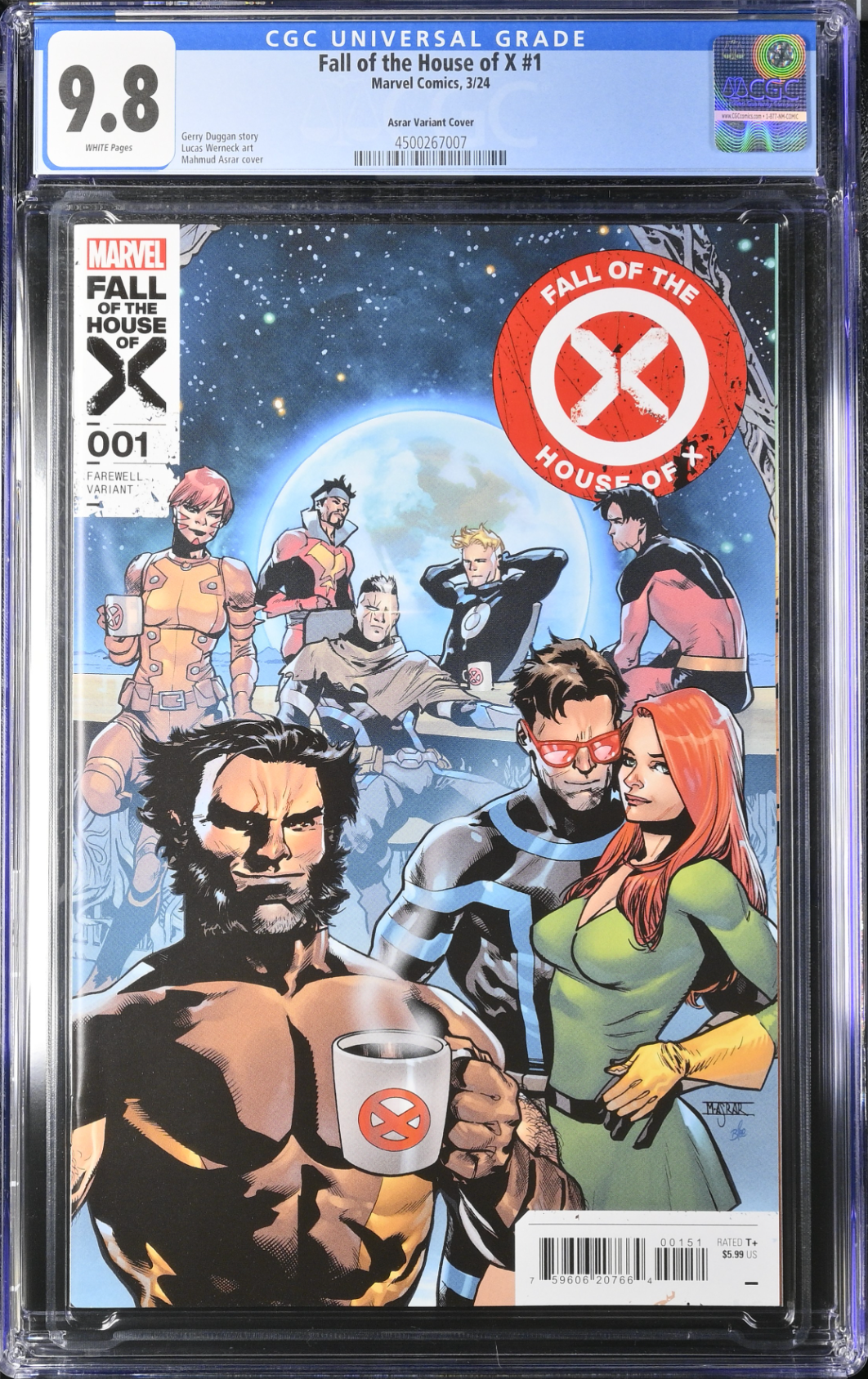 Fall of the House of X #1 Asrar "Farewell Krakoa" Variant CGC 9.8