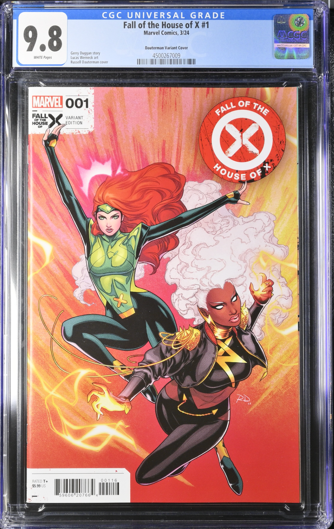 Fall of the House of X #1 Dauterman 1:25 Retailer Incentive Variant CGC 9.8