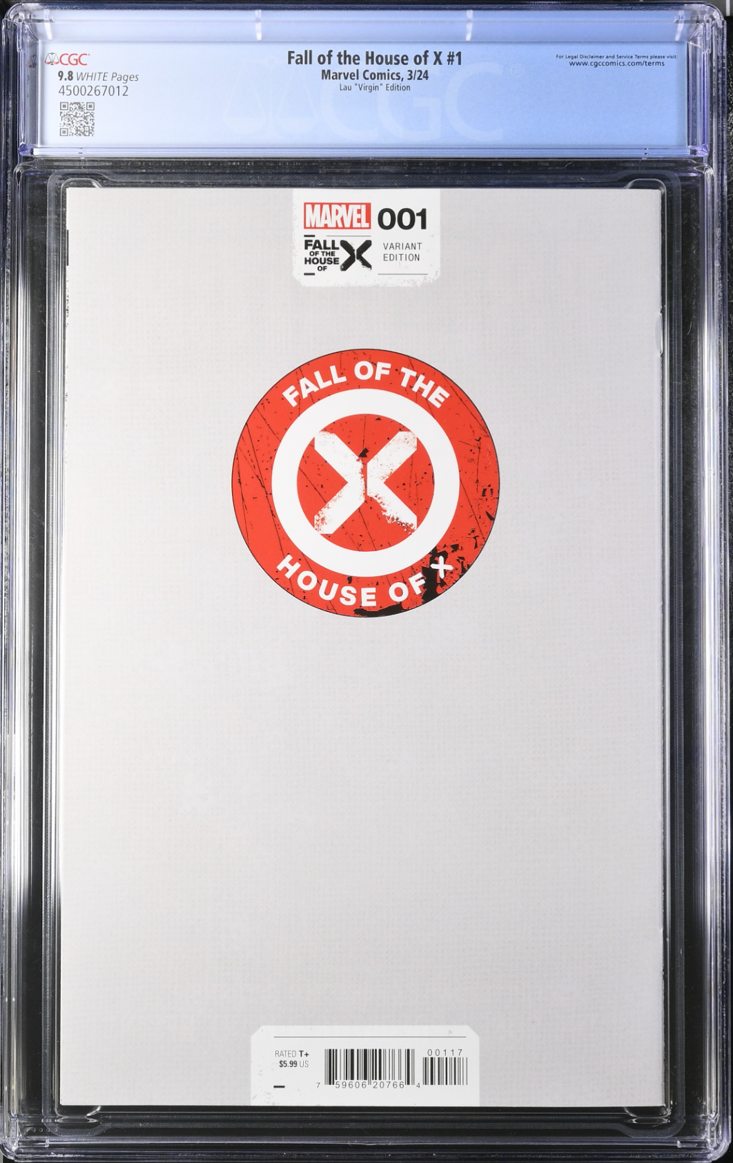 Fall of the House of X #1 Artgerm Magik 1:50 Virgin Retailer Incentive Variant CGC 9.8