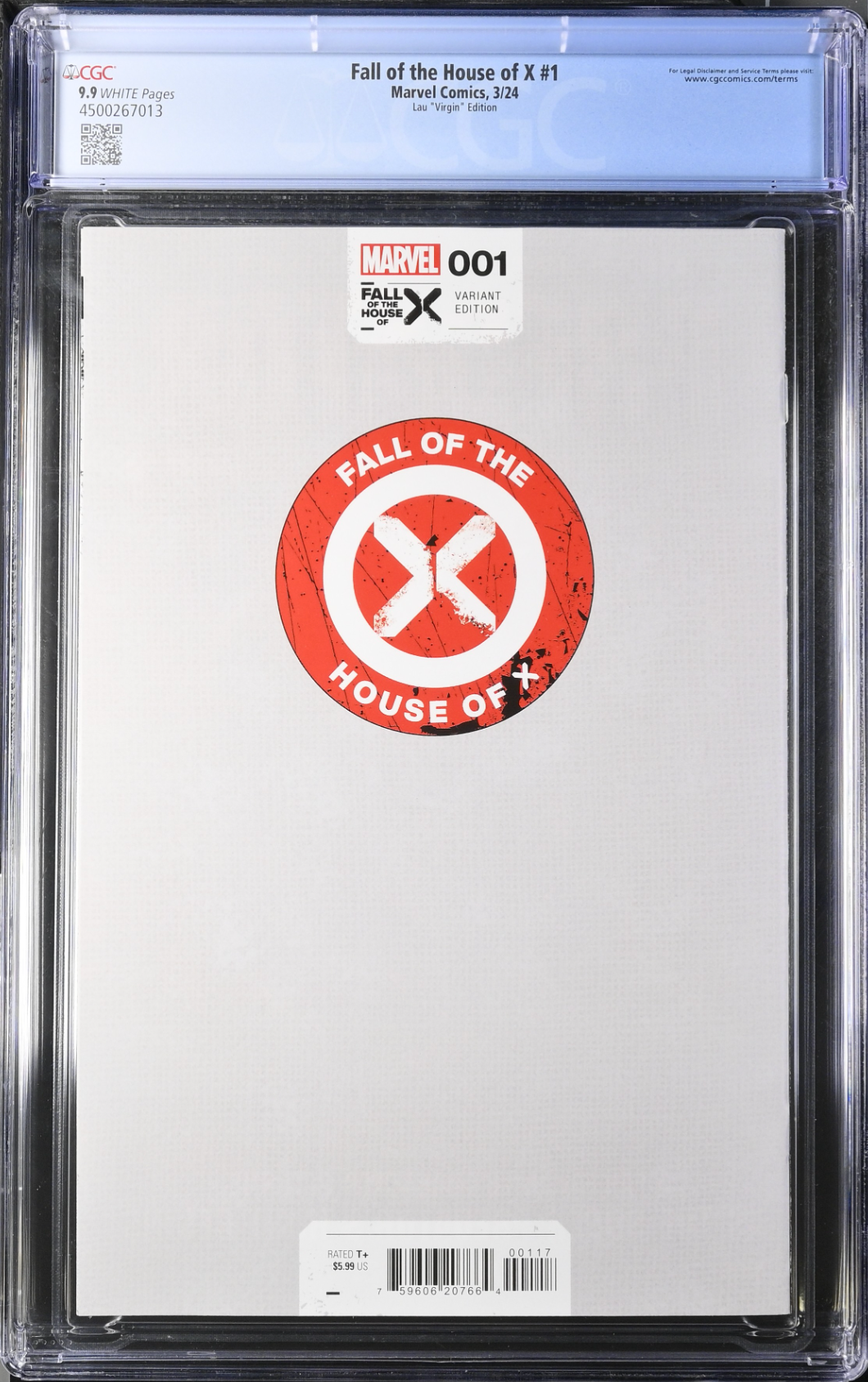 Fall of the House of X #1 Artgerm Magik 1:50 Virgin Retailer Incentive Variant CGC 9.9