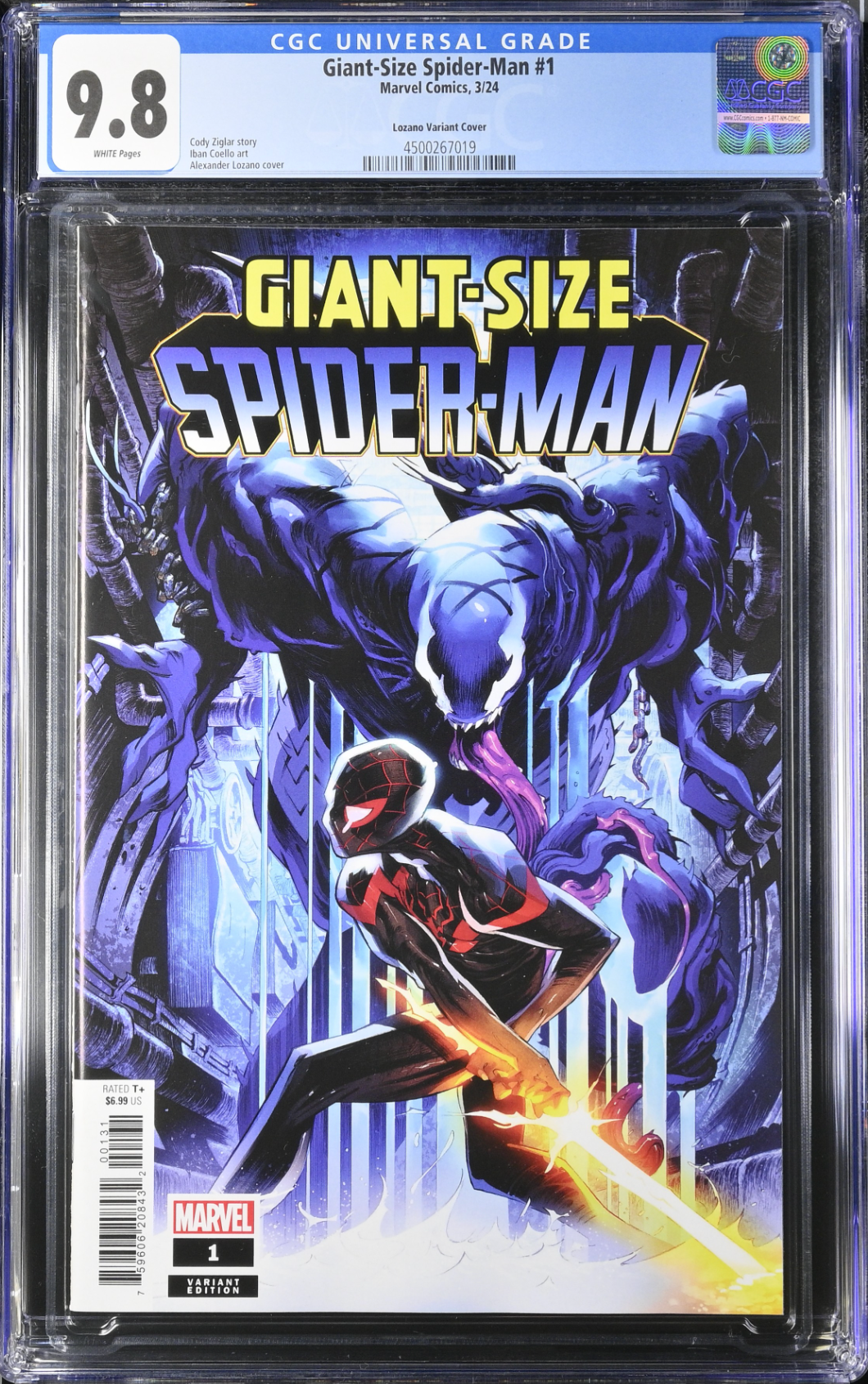 Giant Size Spider-Man #1 Lozano Variant CGC 9.8