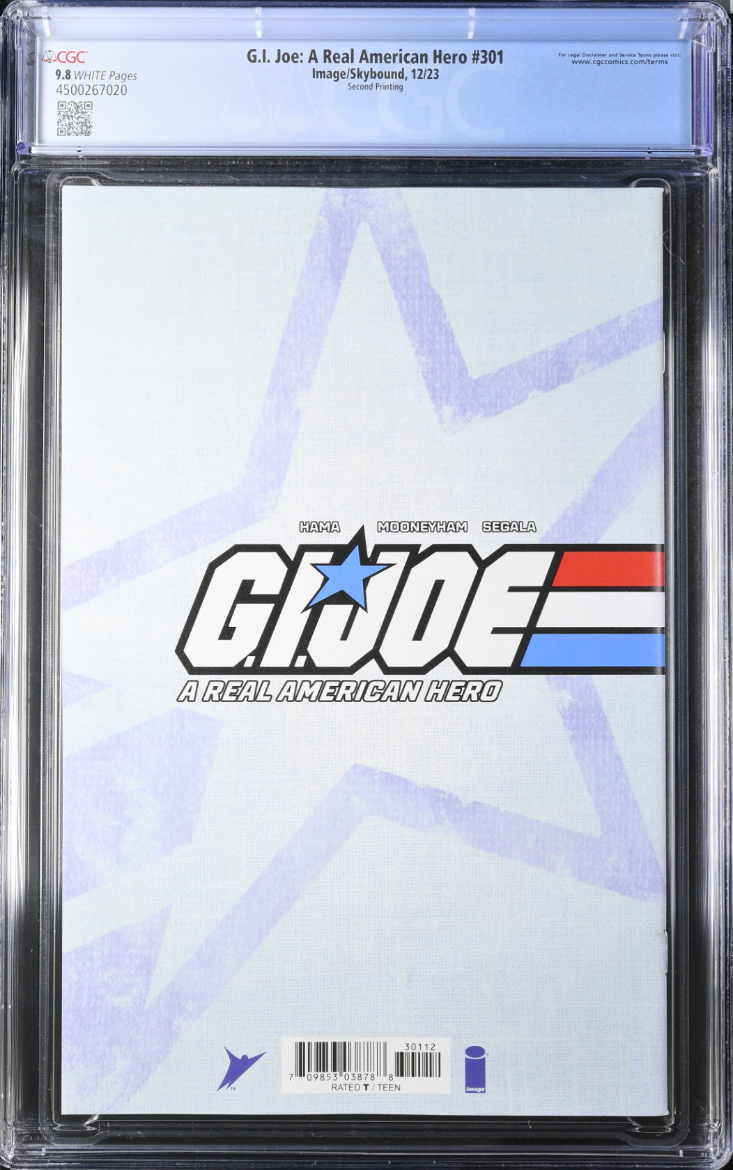 G.I. Joe: A Real American Hero #301 Second Printing CGC 9.8