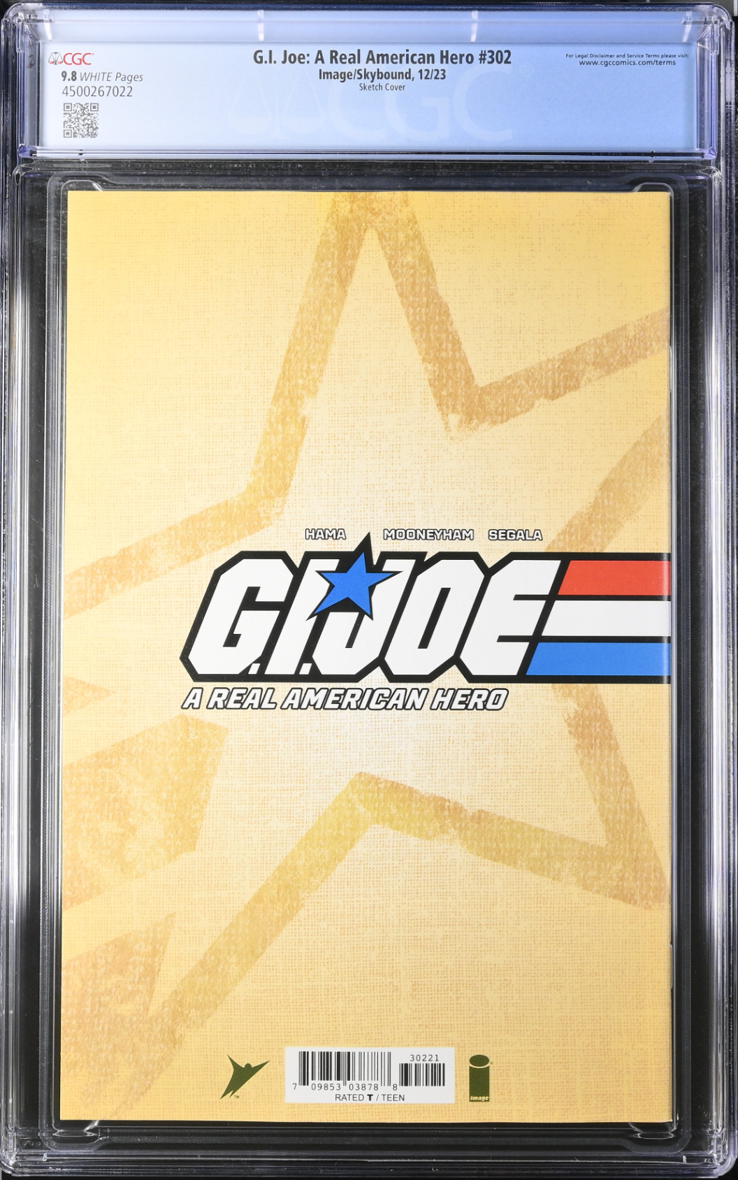 G.I. Joe: A Real American Hero #302 Kubert Variant CGC 9.8