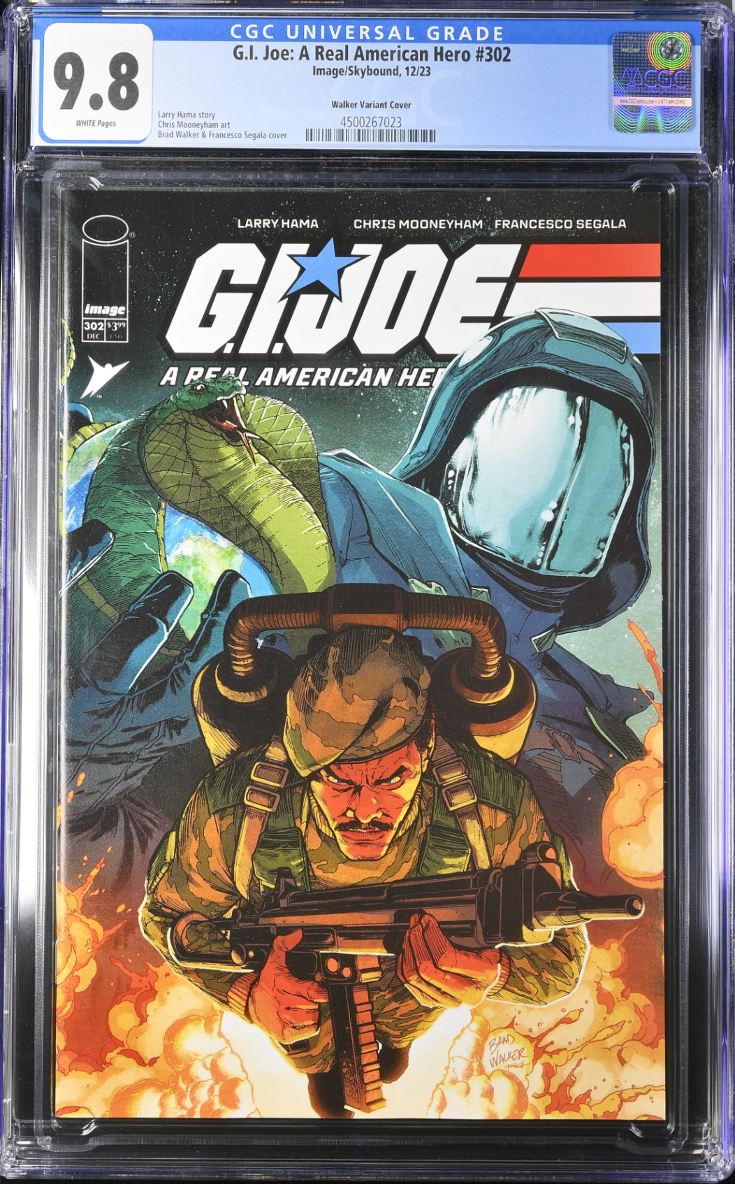 G.I. Joe: A Real American Hero #302 Walker 1:10 Retailer Incentive Variant CGC 9.8