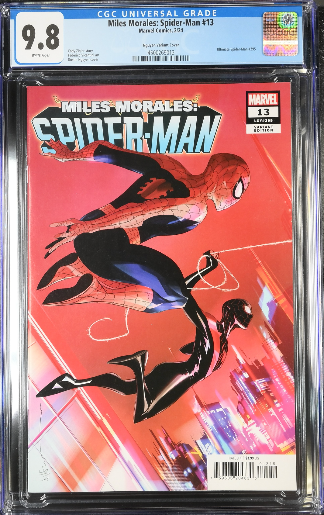 Miles Morales: Spider-Man #13 Nguyen 1:25 Retailer Incentive Variant CGC 9.8