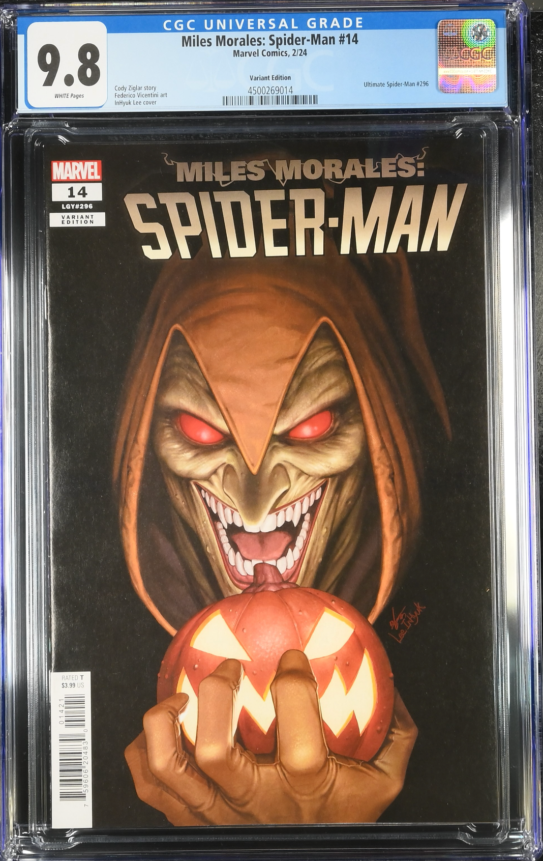 Miles Morales: Spider-Man #14 InHyuk Lee Variant CGC 9.8