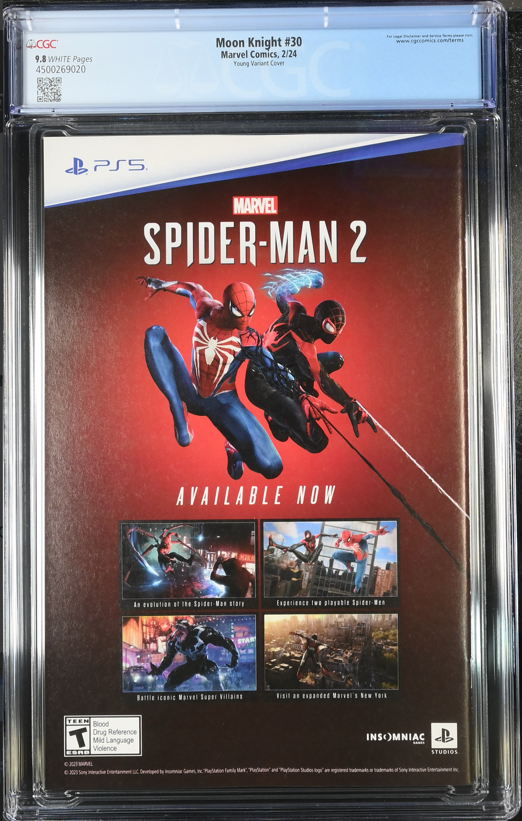 Moon Knight #30 Young Variant CGC 9.8
