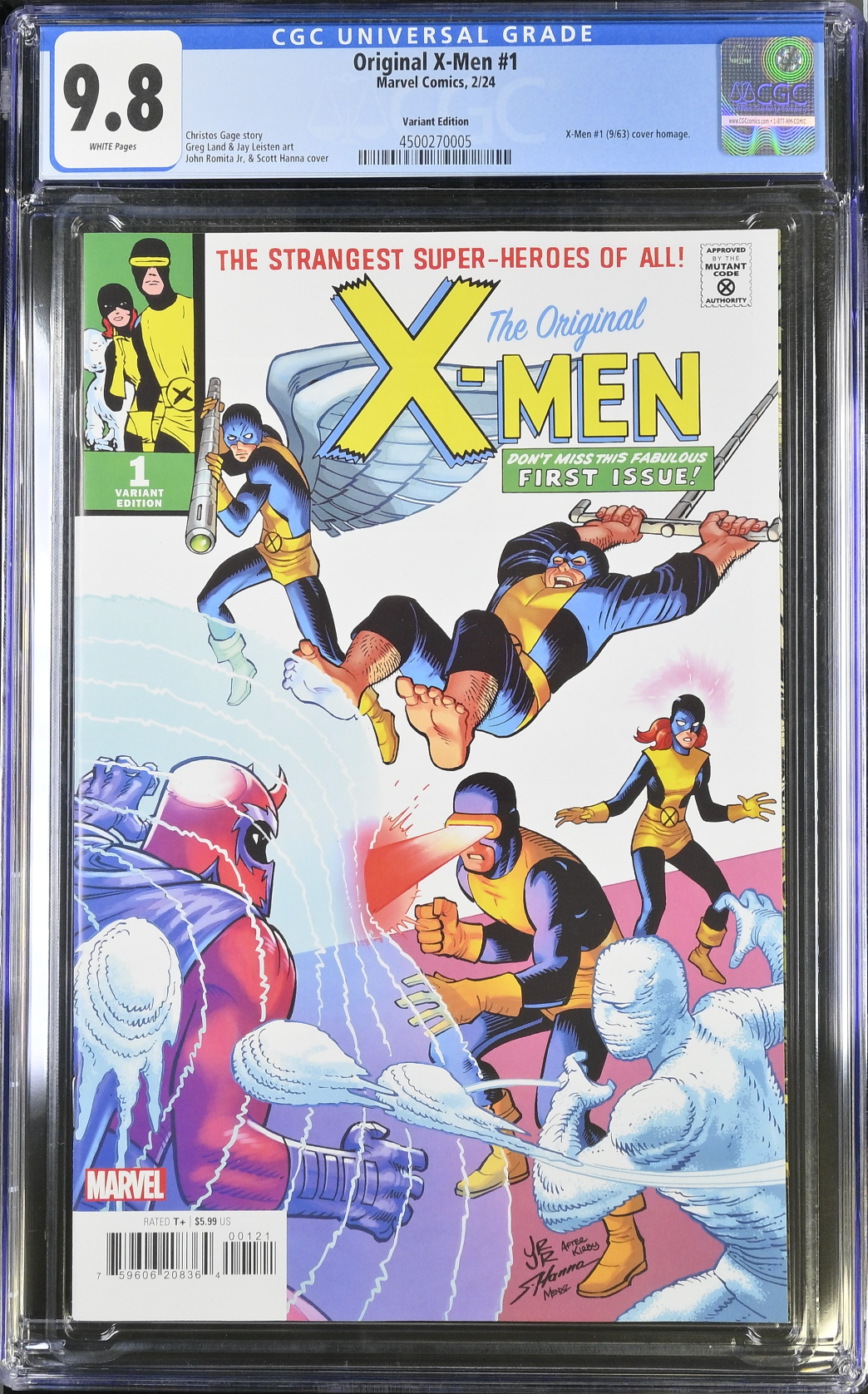 Original X-Men #1 Romita Jr. Variant CGC 9.8