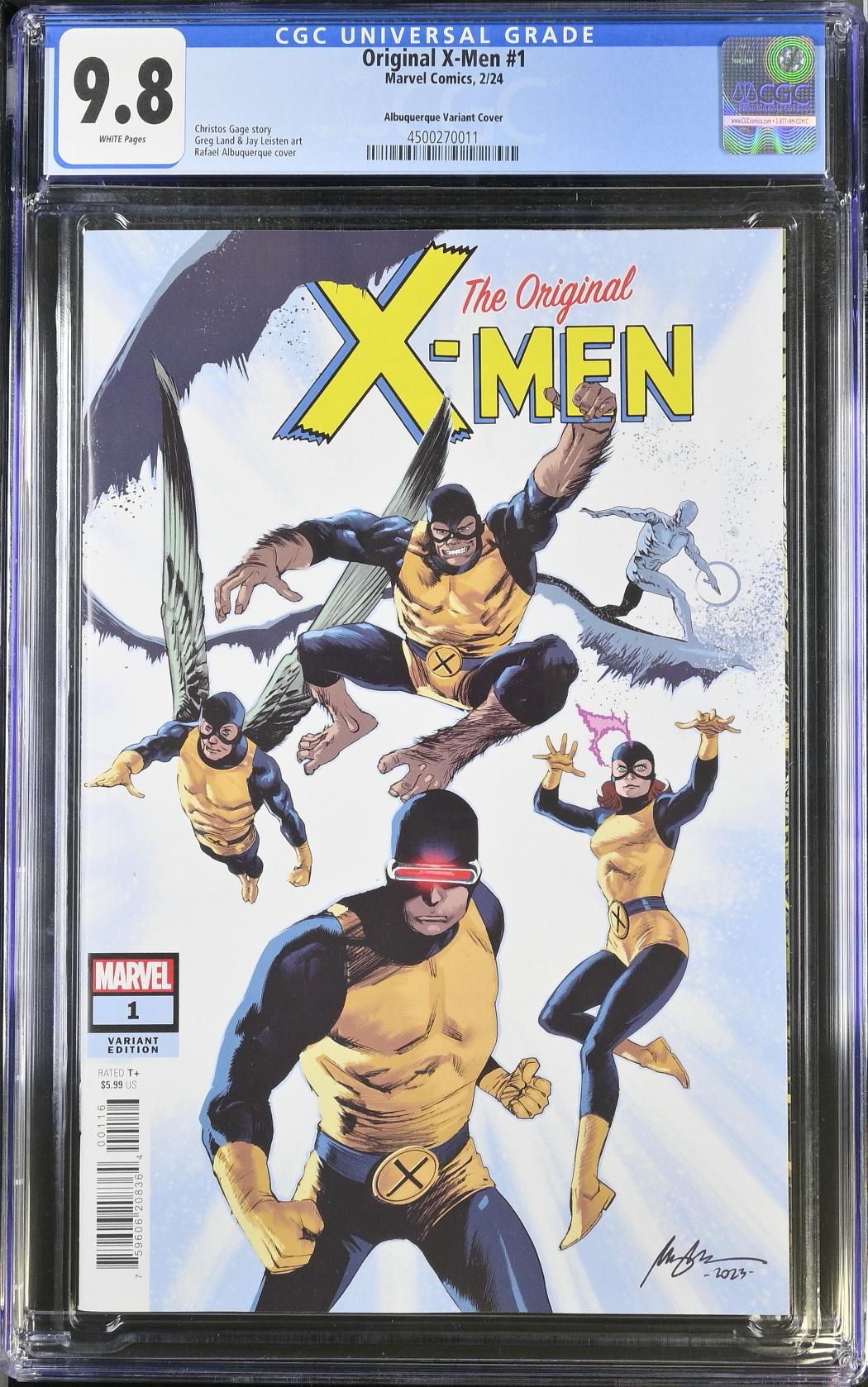 Original X-Men #1 Albuquerque 1:25 Retailer Incentive Variant CGC 9.8