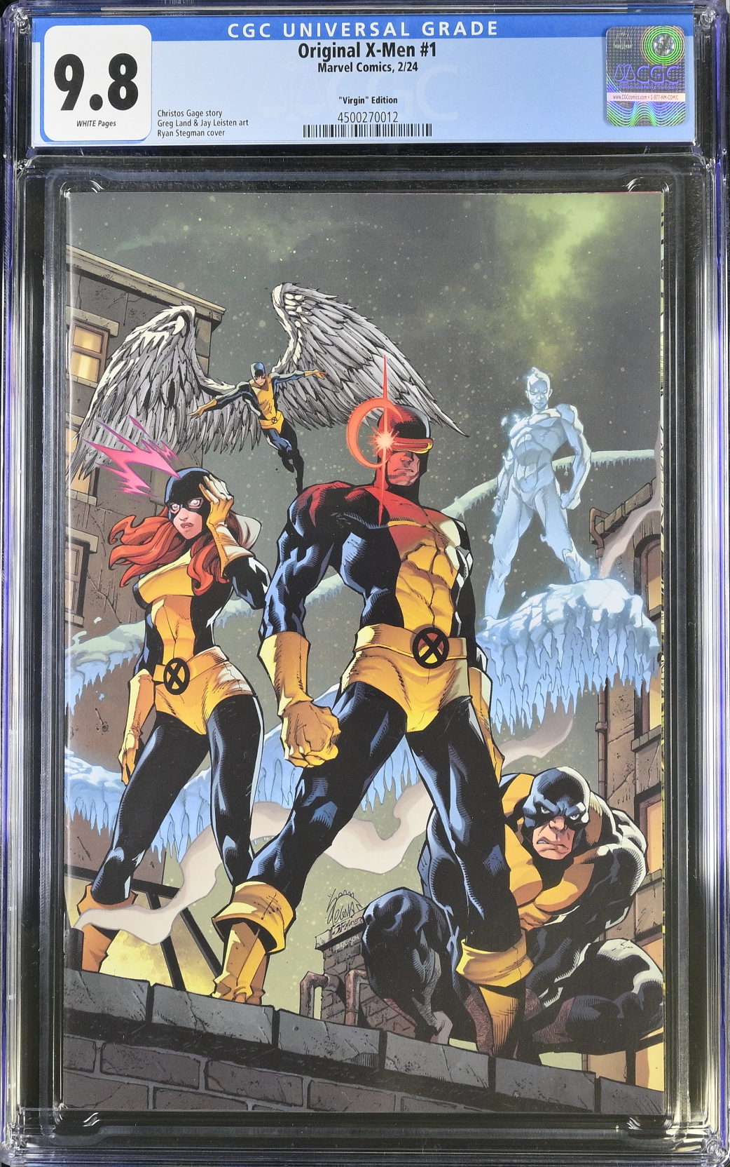 Original X-Men #1 Stegman 1:100 Virgin Retailer Incentive Variant CGC 9.8