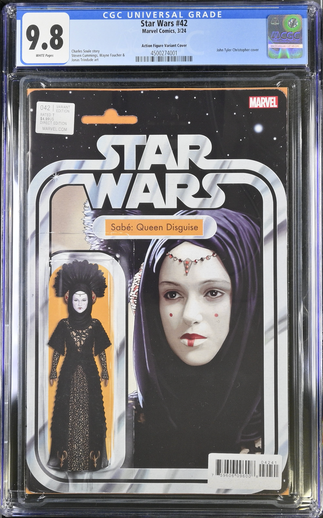 Star Wars #42 Action Figure Variant CGC 9.8