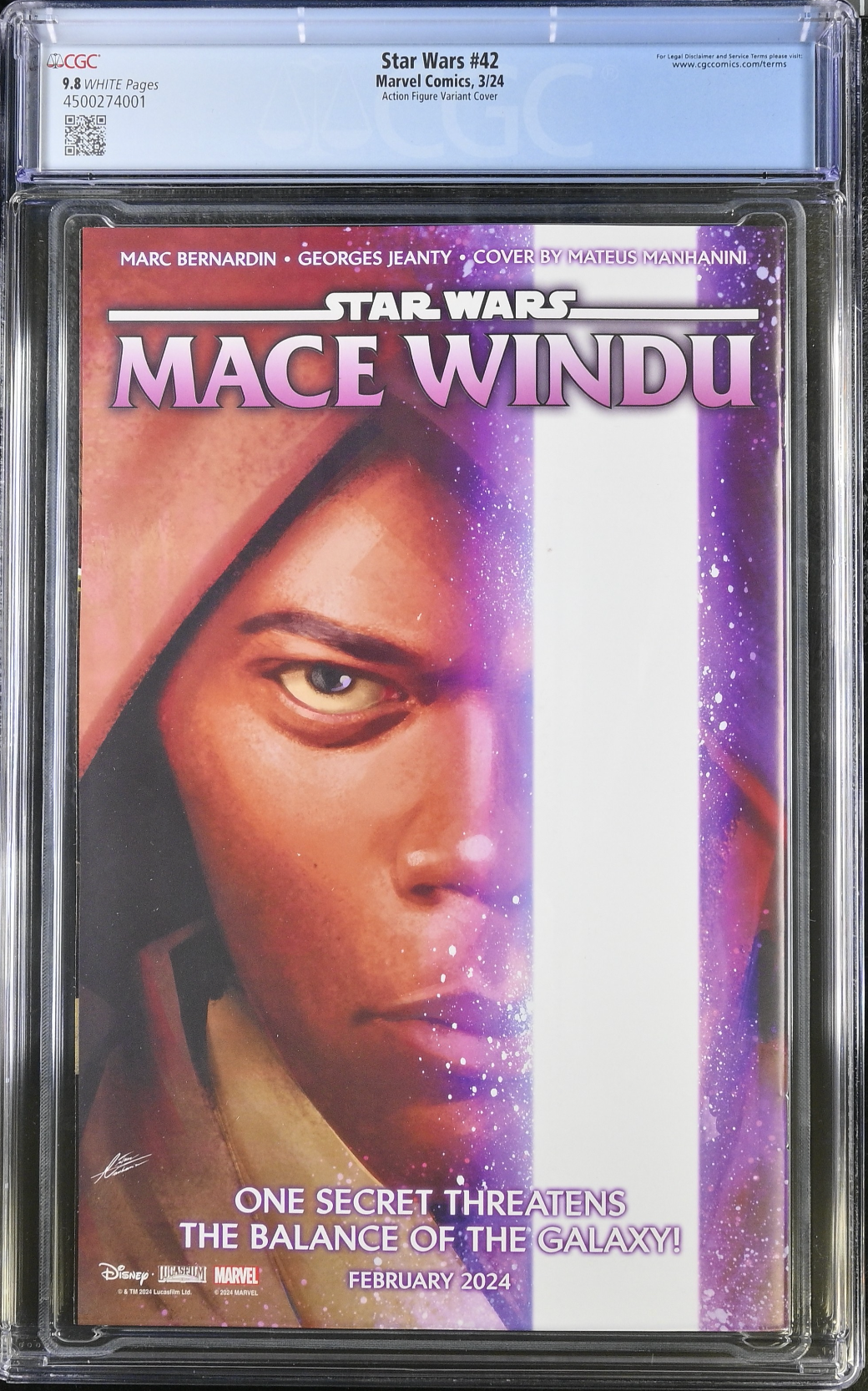 Star Wars #42 Action Figure Variant CGC 9.8