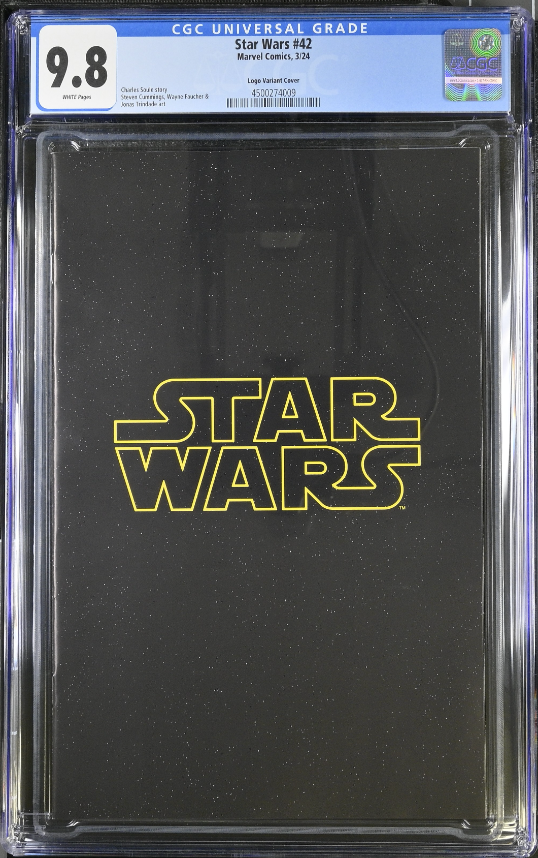 Star Wars #42 Logo Variant CGC 9.8