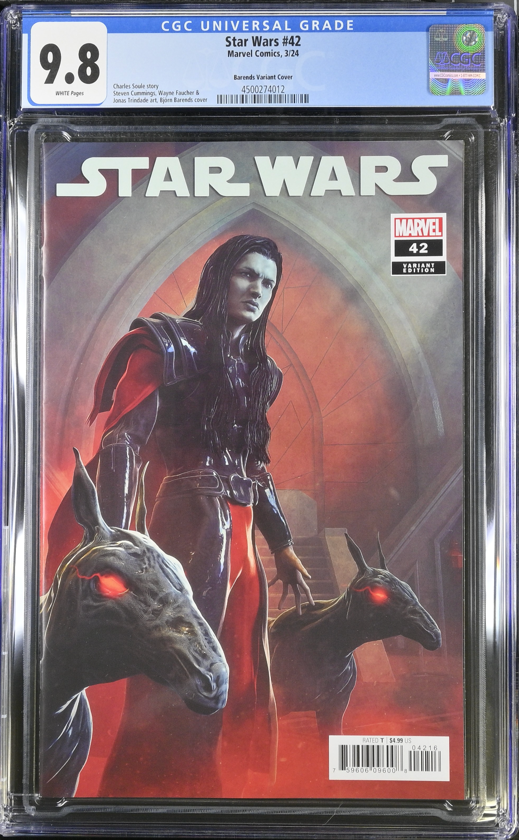 Star Wars #42 Barends 1:25 Retailer Incentive Variant CGC 9.8